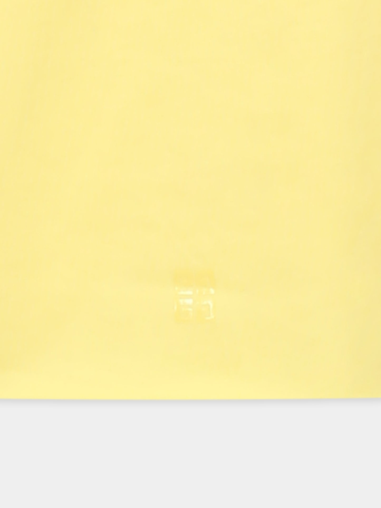 T-shirt crop gialla per bambina con logo,Givenchy Kids,H30798 571