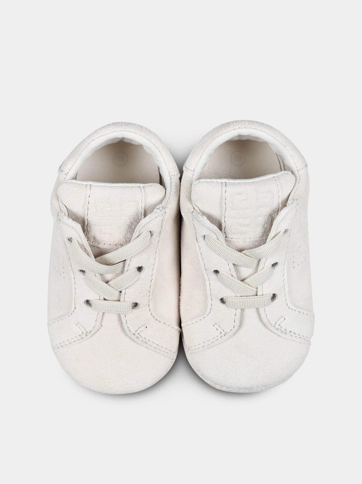 Sneakers avorio per neonati con motivo 4G,Givenchy Kids,H30601 117