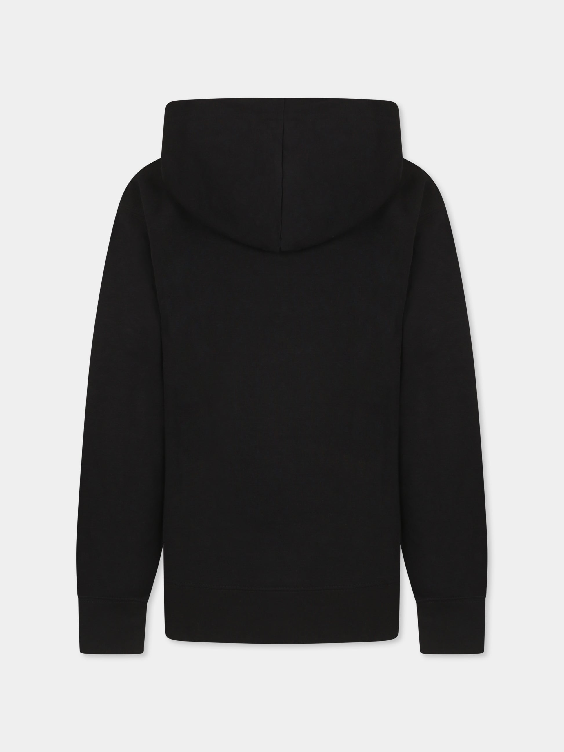 Felpa nera per bambino con Jumpman,Jordan,95D392 023