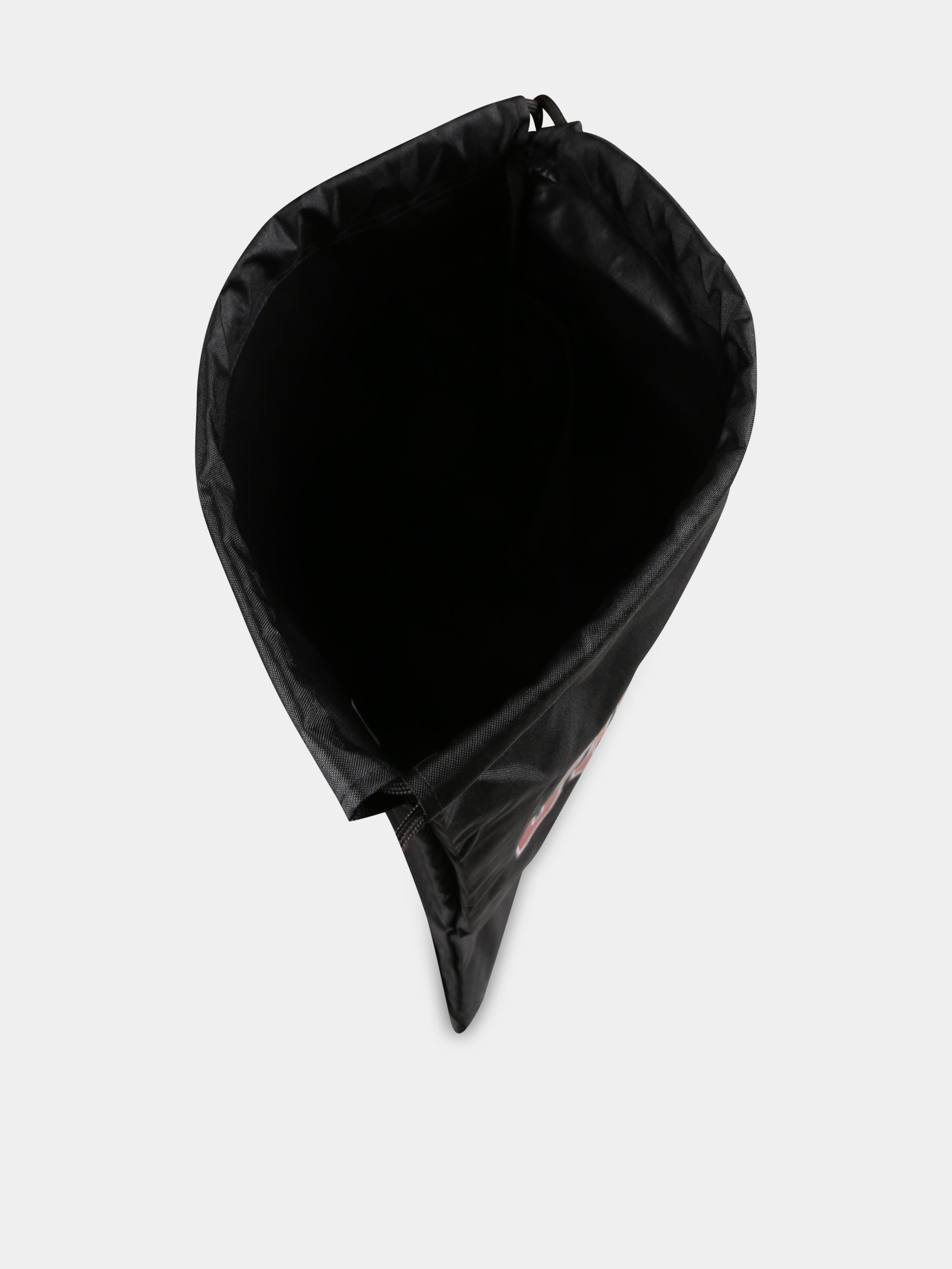 Zaino nero per bambino con logo,Jordan,9A0757 023