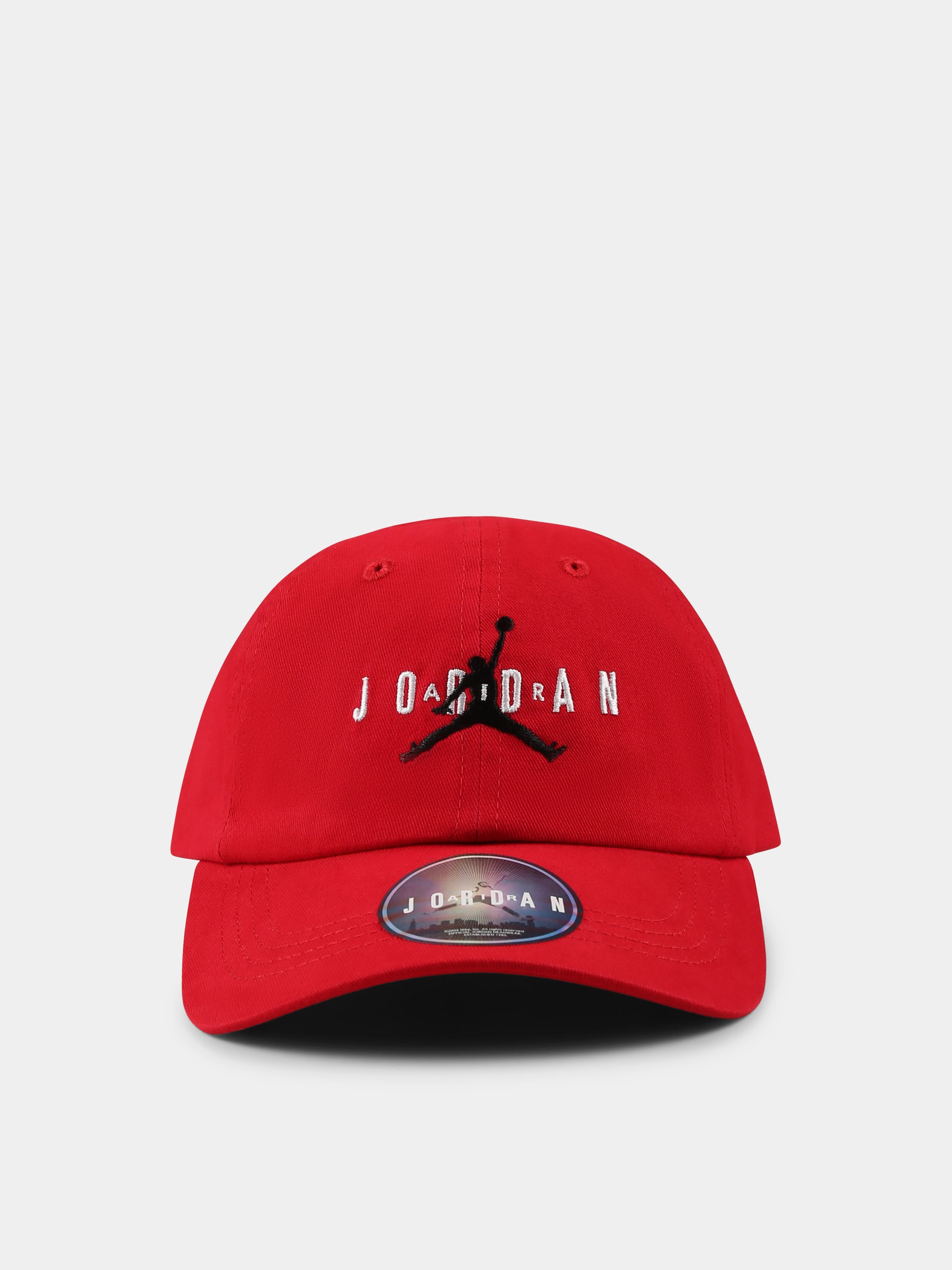 Cappello rosso per bambino con Jumpman,Jordan,8A0569 R78