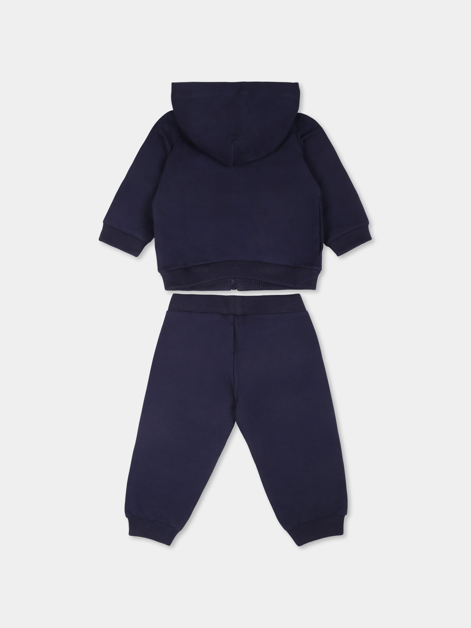 Completo blu per neonato con Teddy Bear,Moschino Kids,MUK04R LDA27 40016