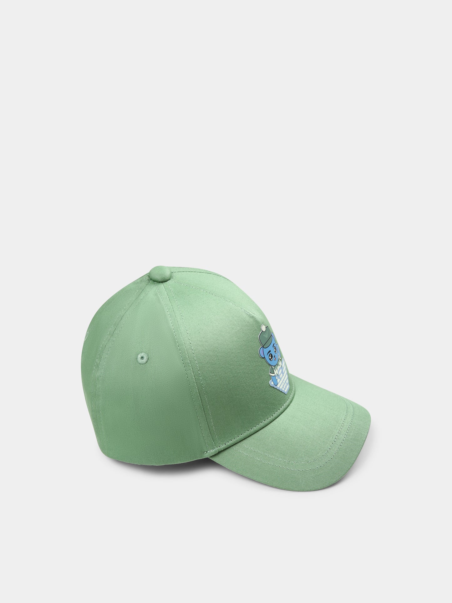 Cappello verde per bambino con Manga Bear,Emporio Armani,EB000342 AF14016 U7201