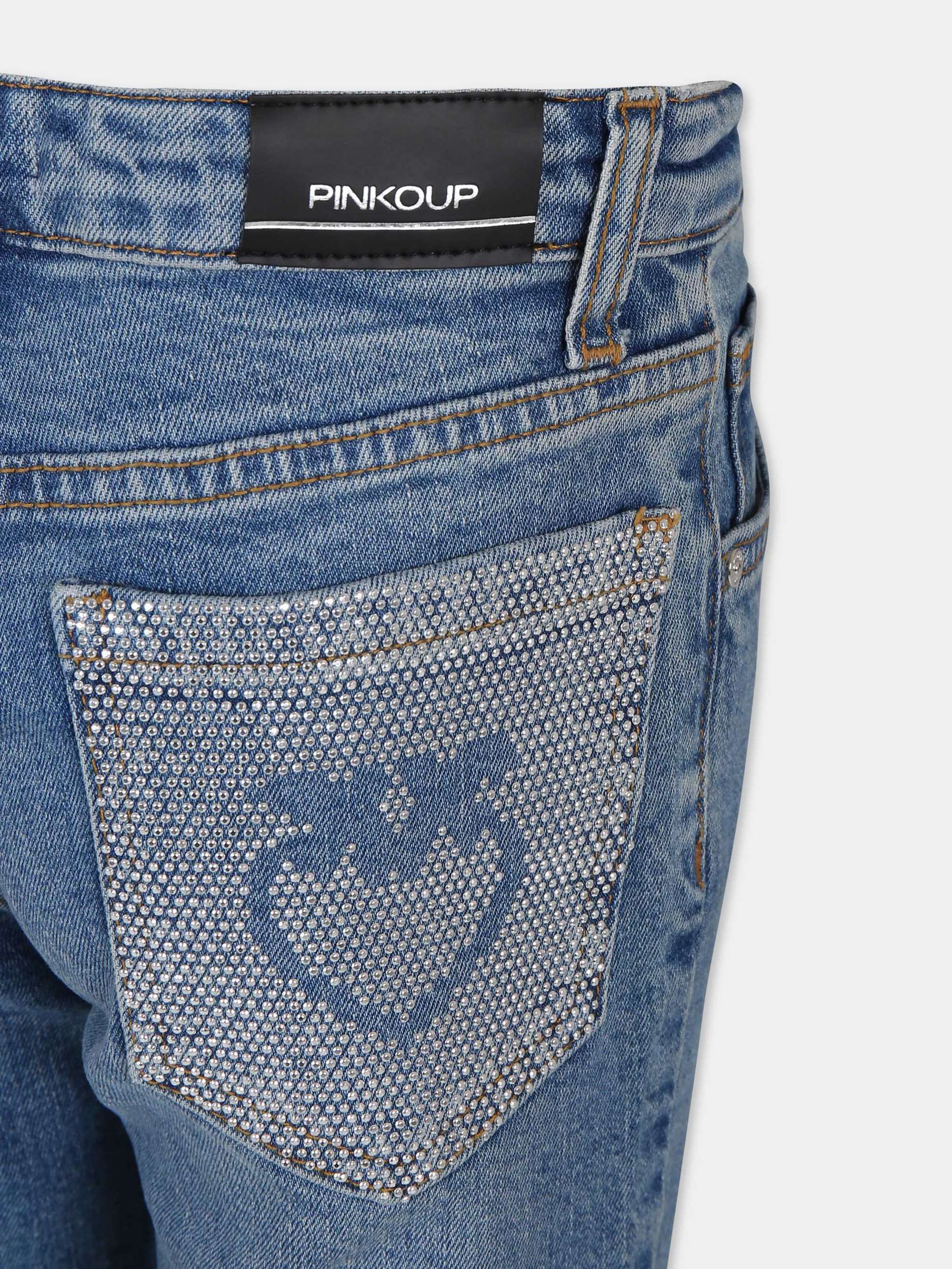 Jeans blu per bambina,Pinko,F3PIJGDP001 126