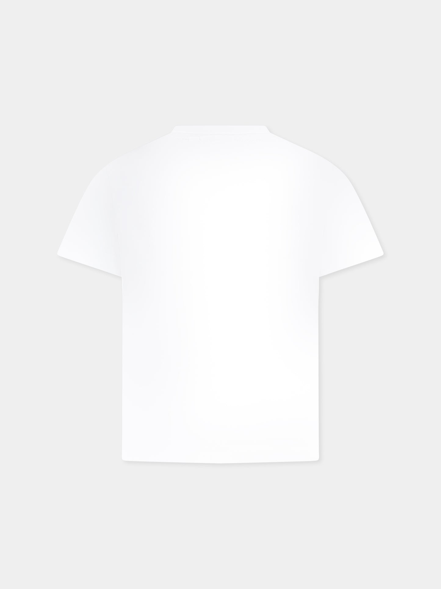 T-shirt bianca per bambino con logo,Hugo,G00333 10P