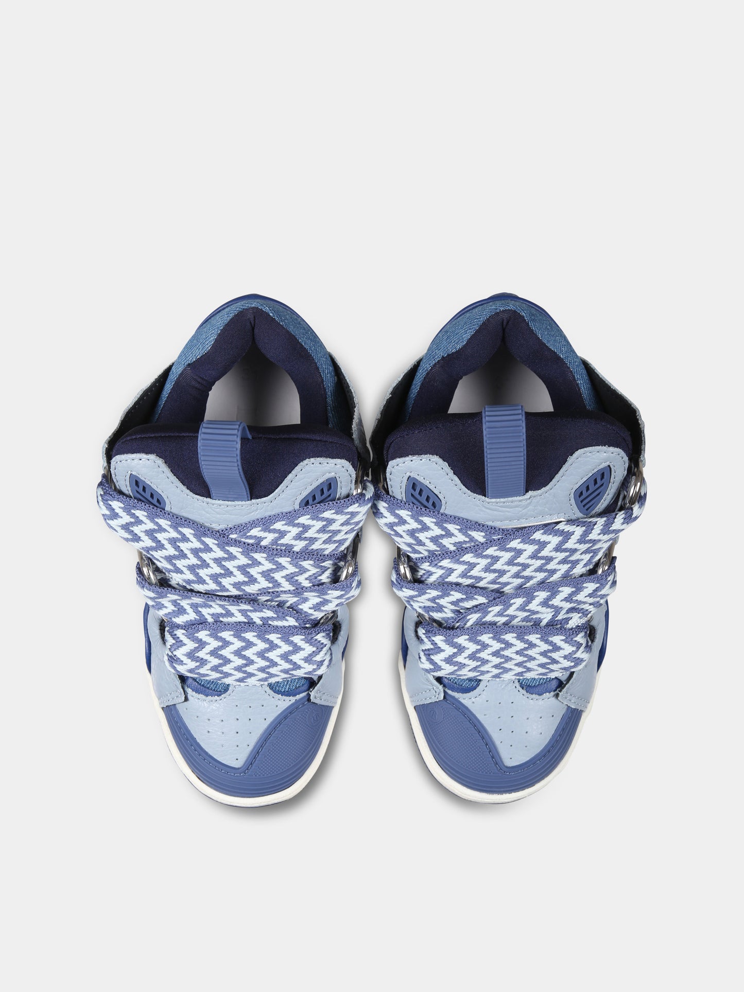 Sneakers celesti per bambini,Lanvin Petite,N30214 Z10