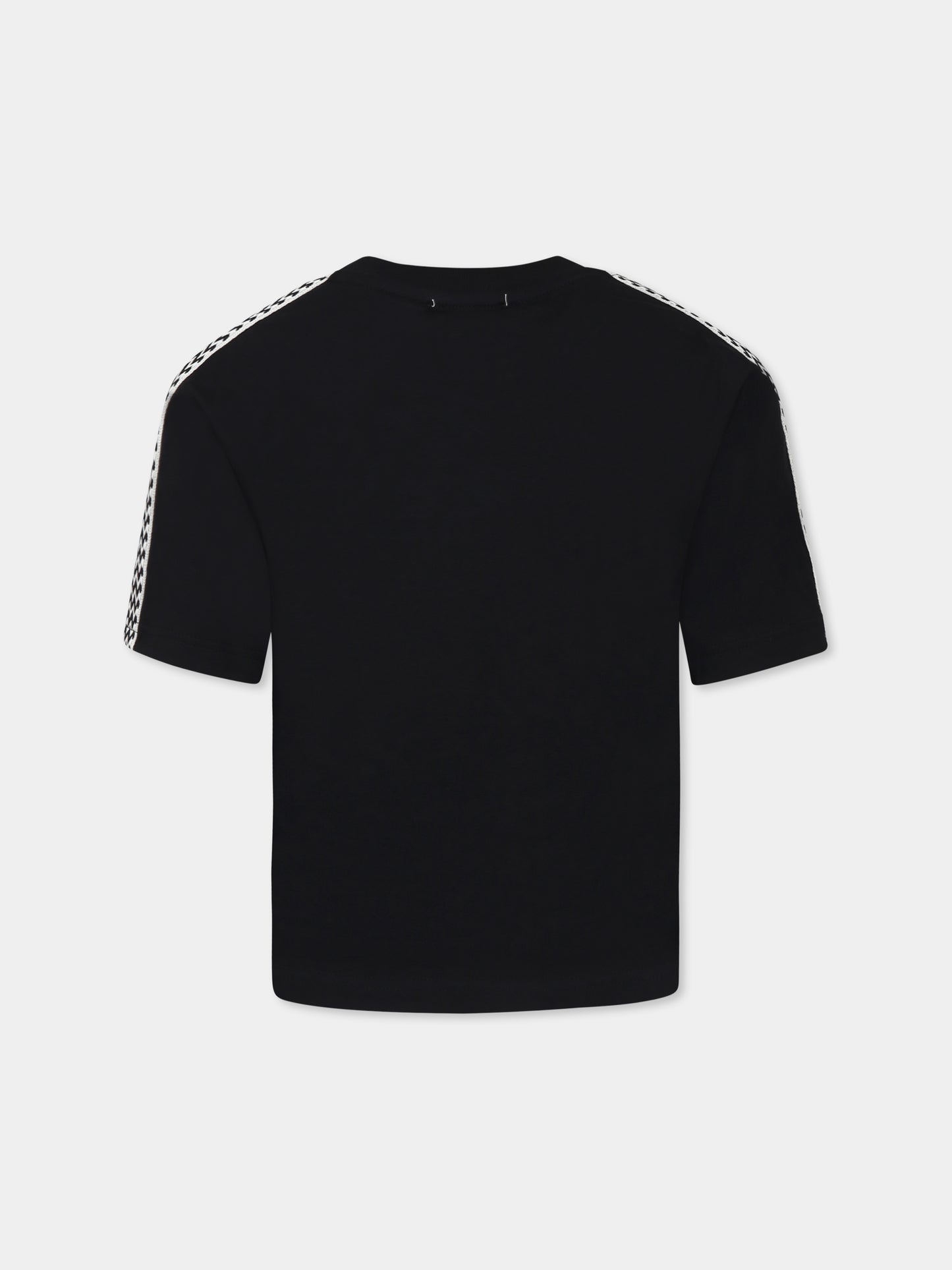 Black t-shirt for boy with logo