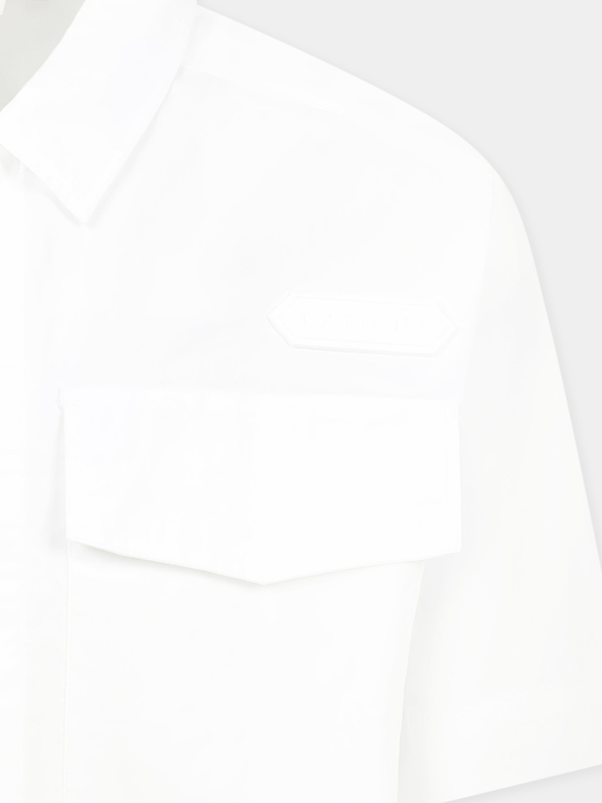 Camicia bianca per bambino con logo,Lanvin Petite,N30221 10P