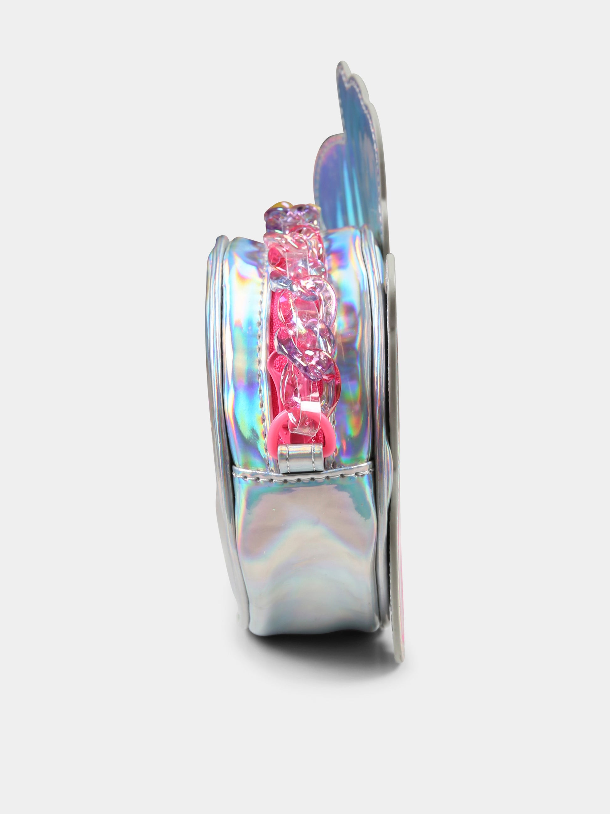 Borsa argento per bambina con unicorno,Billieblush,U20782 111