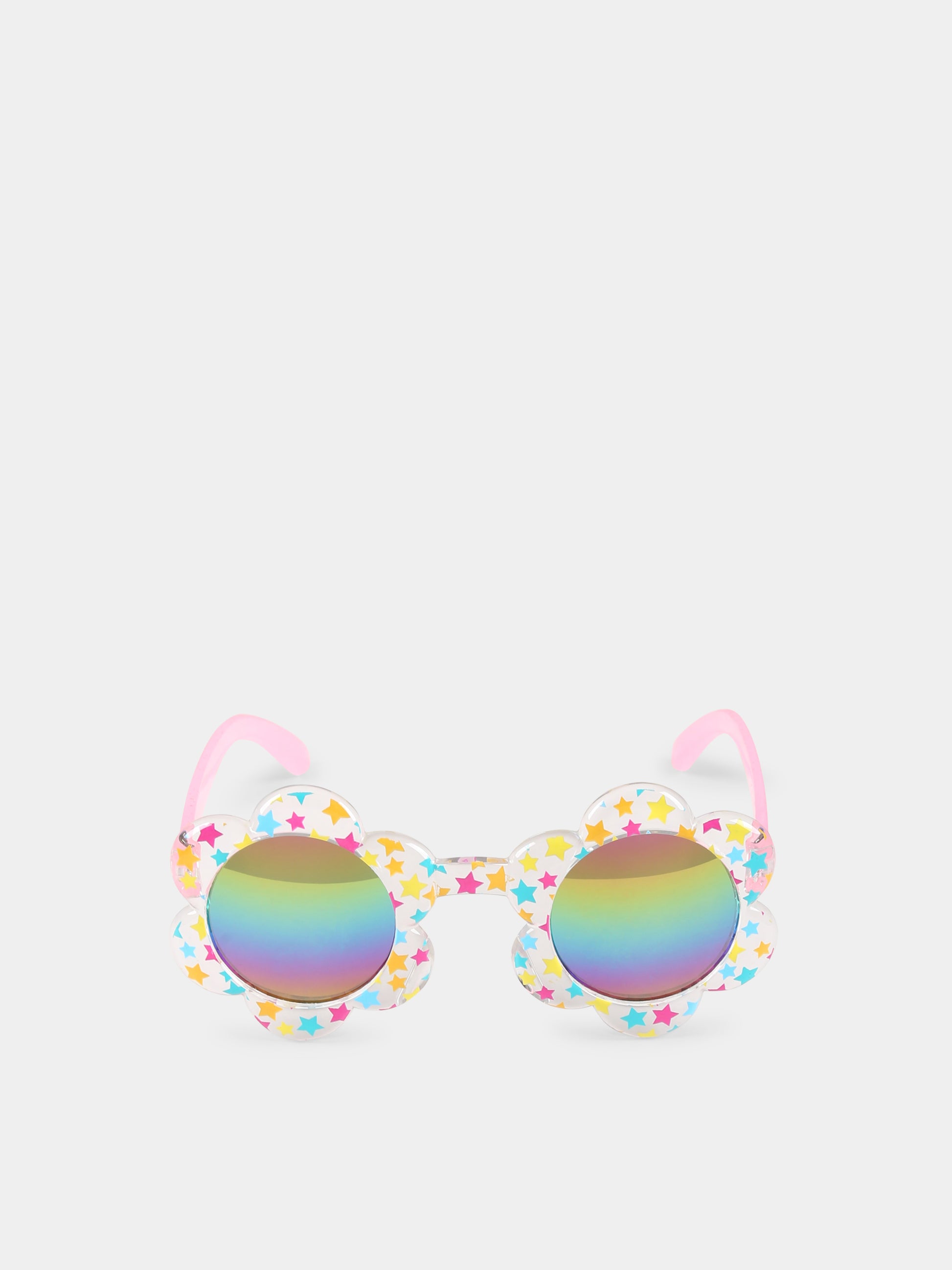 Occhiali da sole rosa per bambina con stelle,Billieblush,U20804 Z41