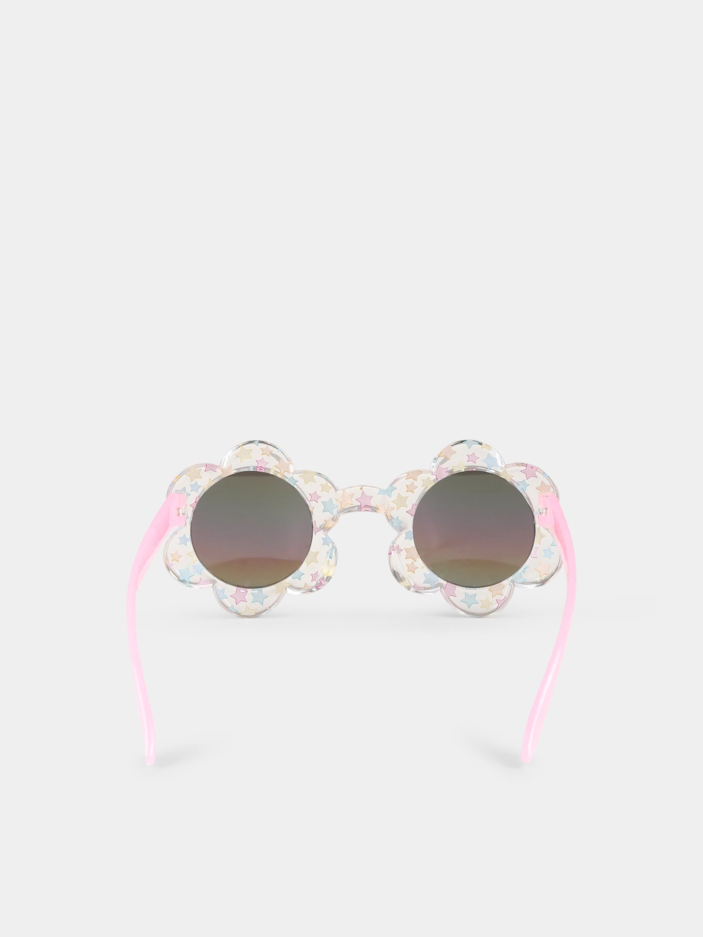 Occhiali da sole rosa per bambina con stelle,Billieblush,U20804 Z41