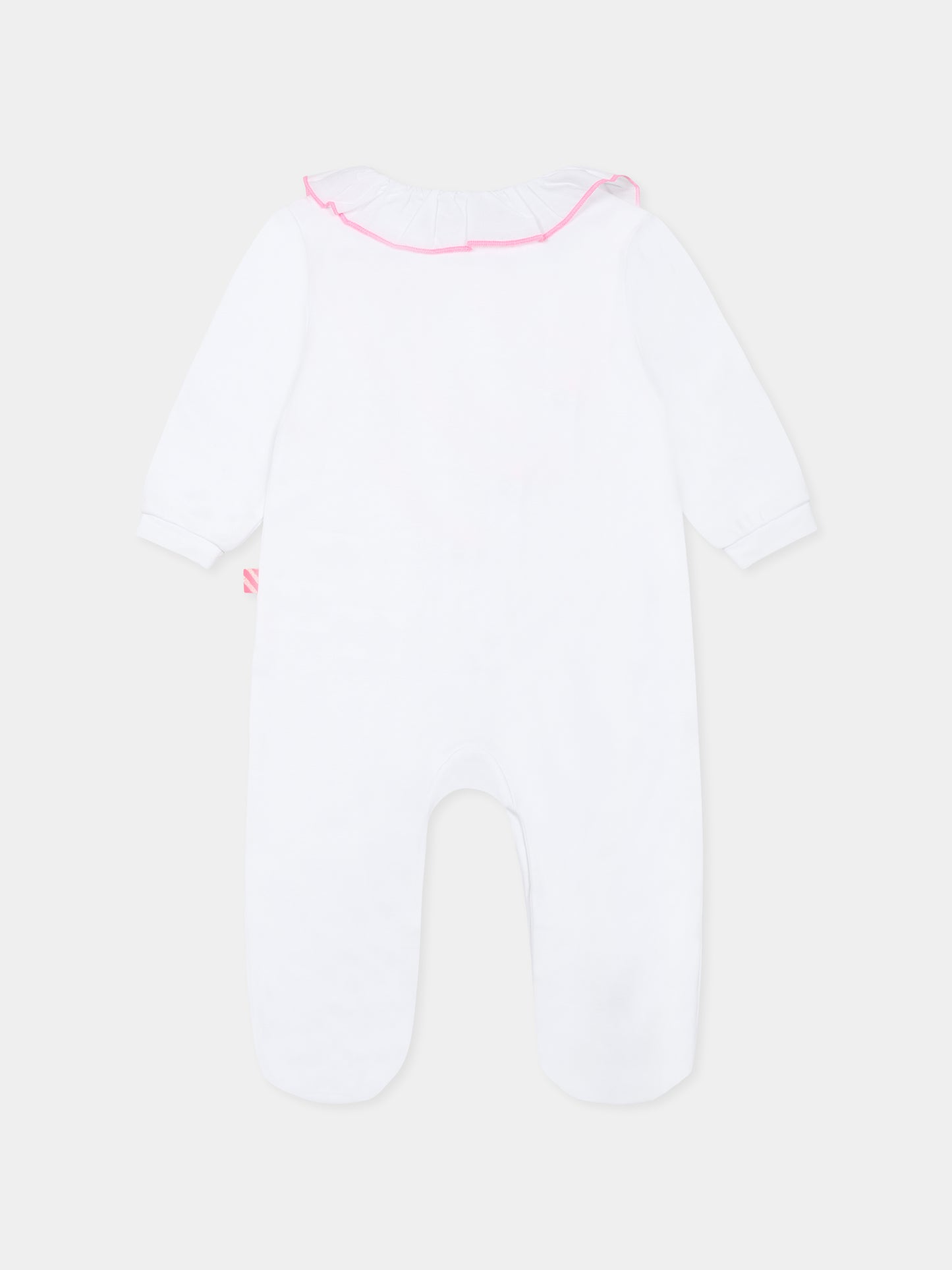 Tutina bianca per neonata con cuore,Billieblush,U21002 10P