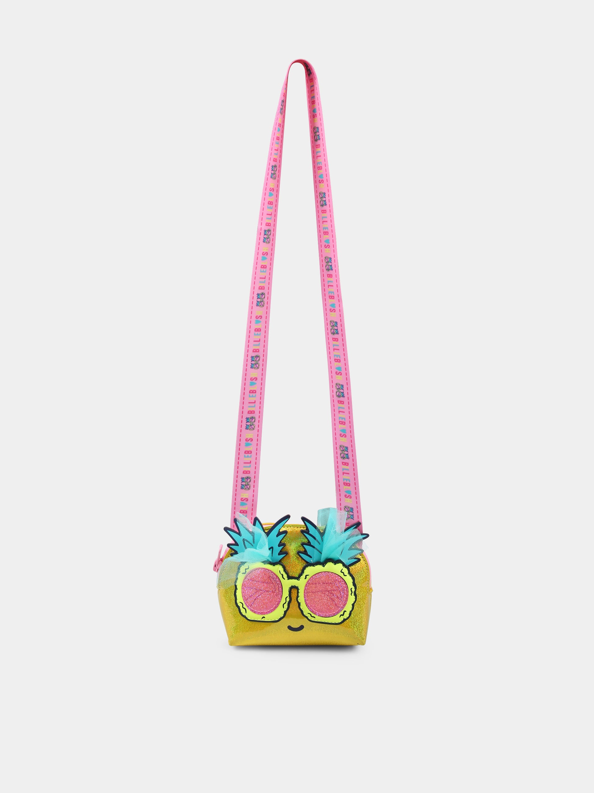 Borsa gialla per bambina con occhiali da sole,Billieblush,U20783 549