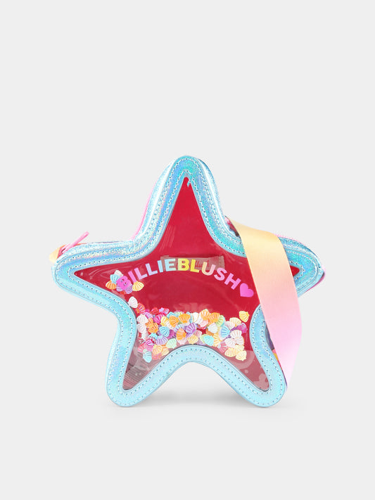 Borsa multicolor per bambina con logo,Billieblush,U20780 111