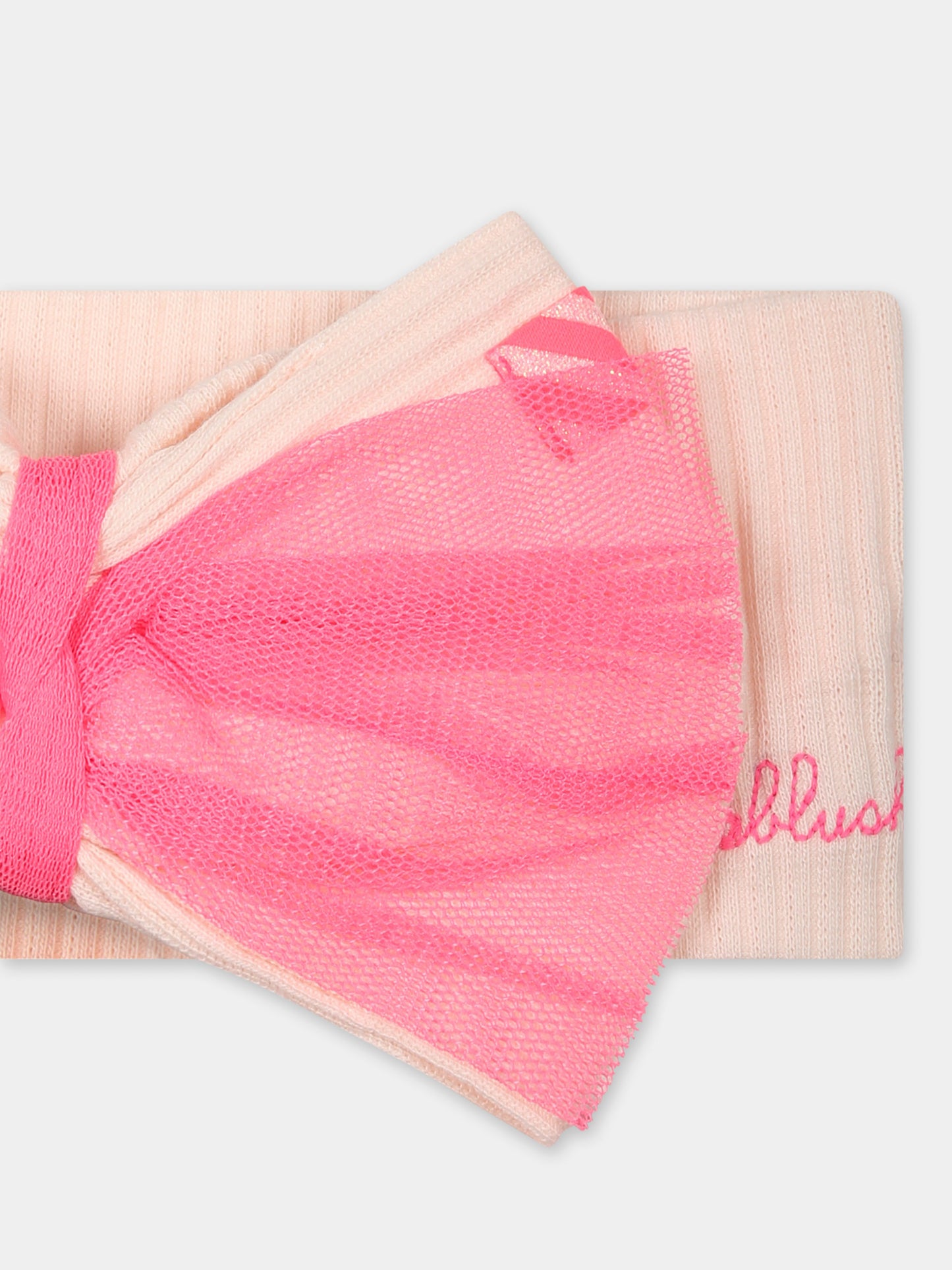 Fascia rosa per neonata con fiocco,Billieblush,U21091 45S