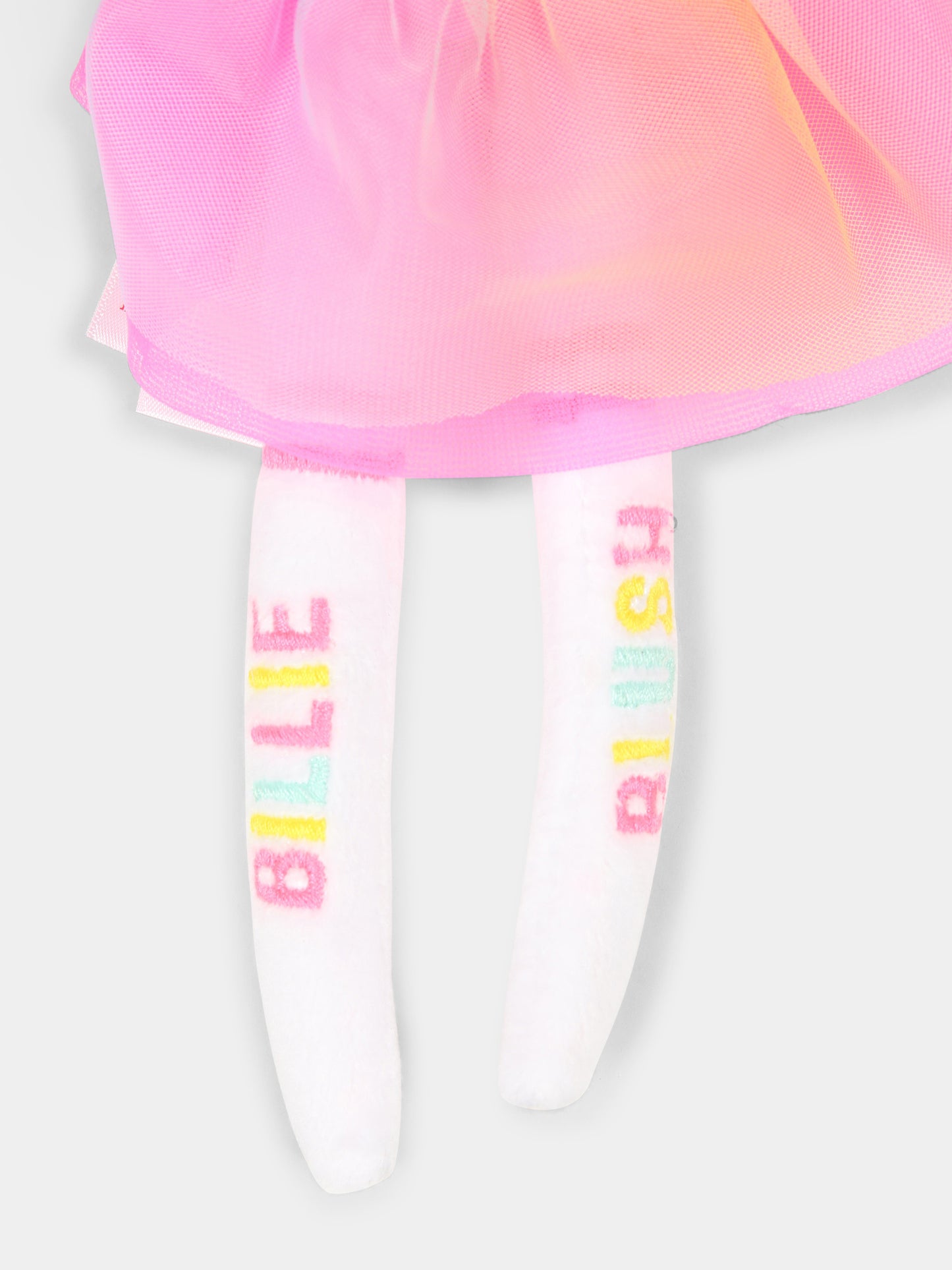 White plush toy for baby girl