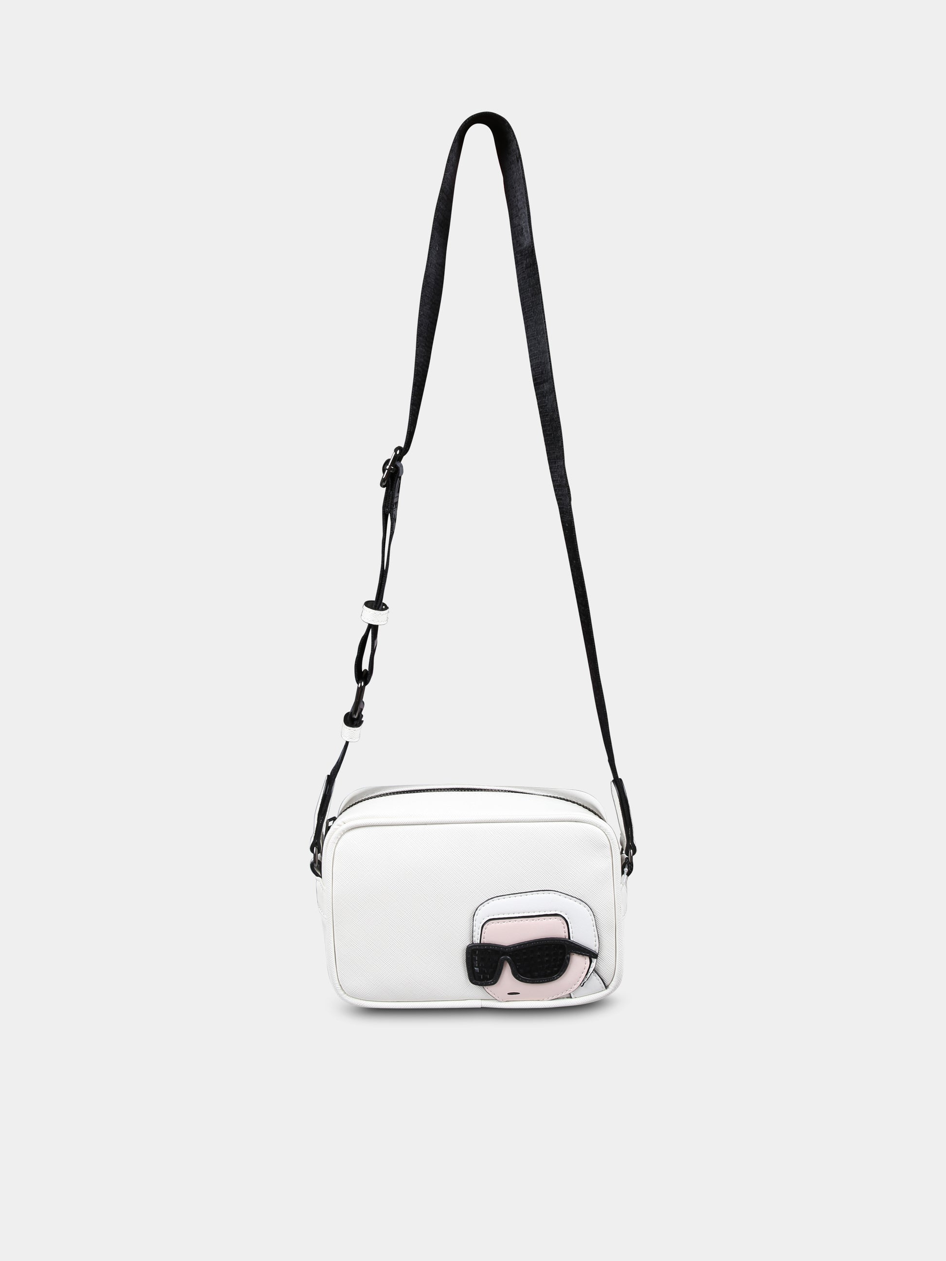 Borsa avorio per bambina con Karl Lagerfeld,Karl Lagerfeld Kids,Z30407 122