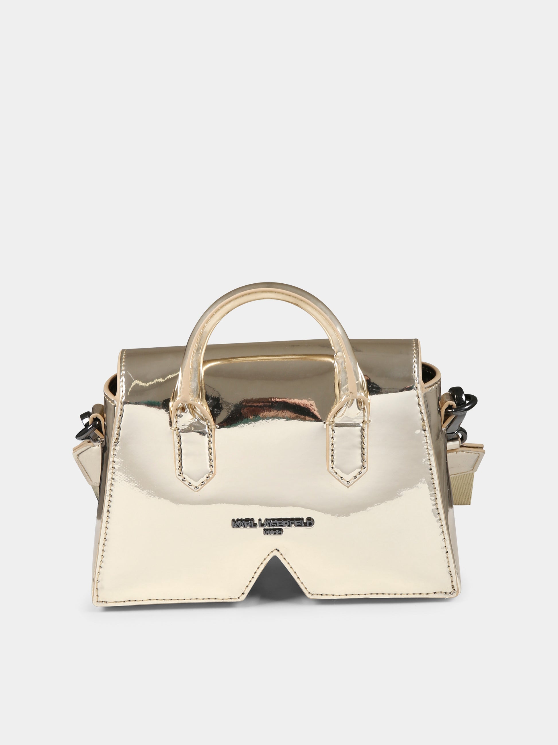 Borsa IKON K oro per bambina con logo,Karl Lagerfeld Kids,Z30400 576