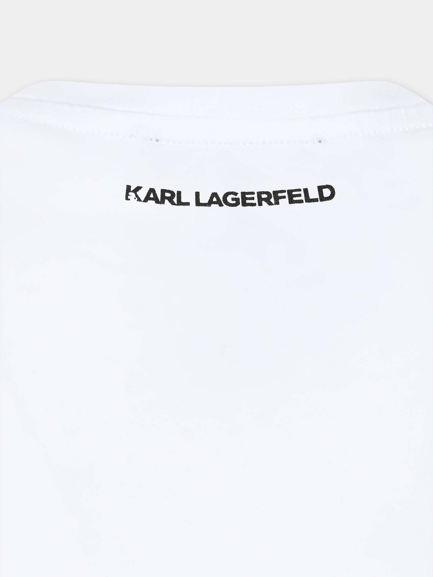 White t-shirt for girl with Choupette