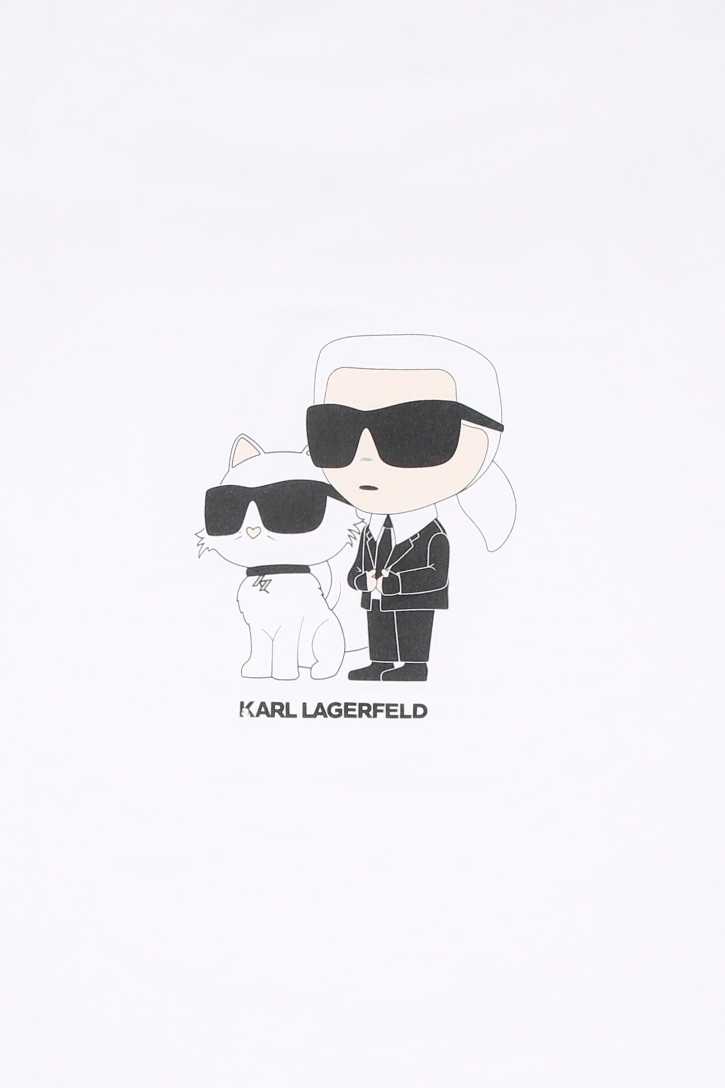 Coperta bianca per neonati con Choupette e Karl Lagerfeld,Karl Lagerfeld Kids,Z30556 10P