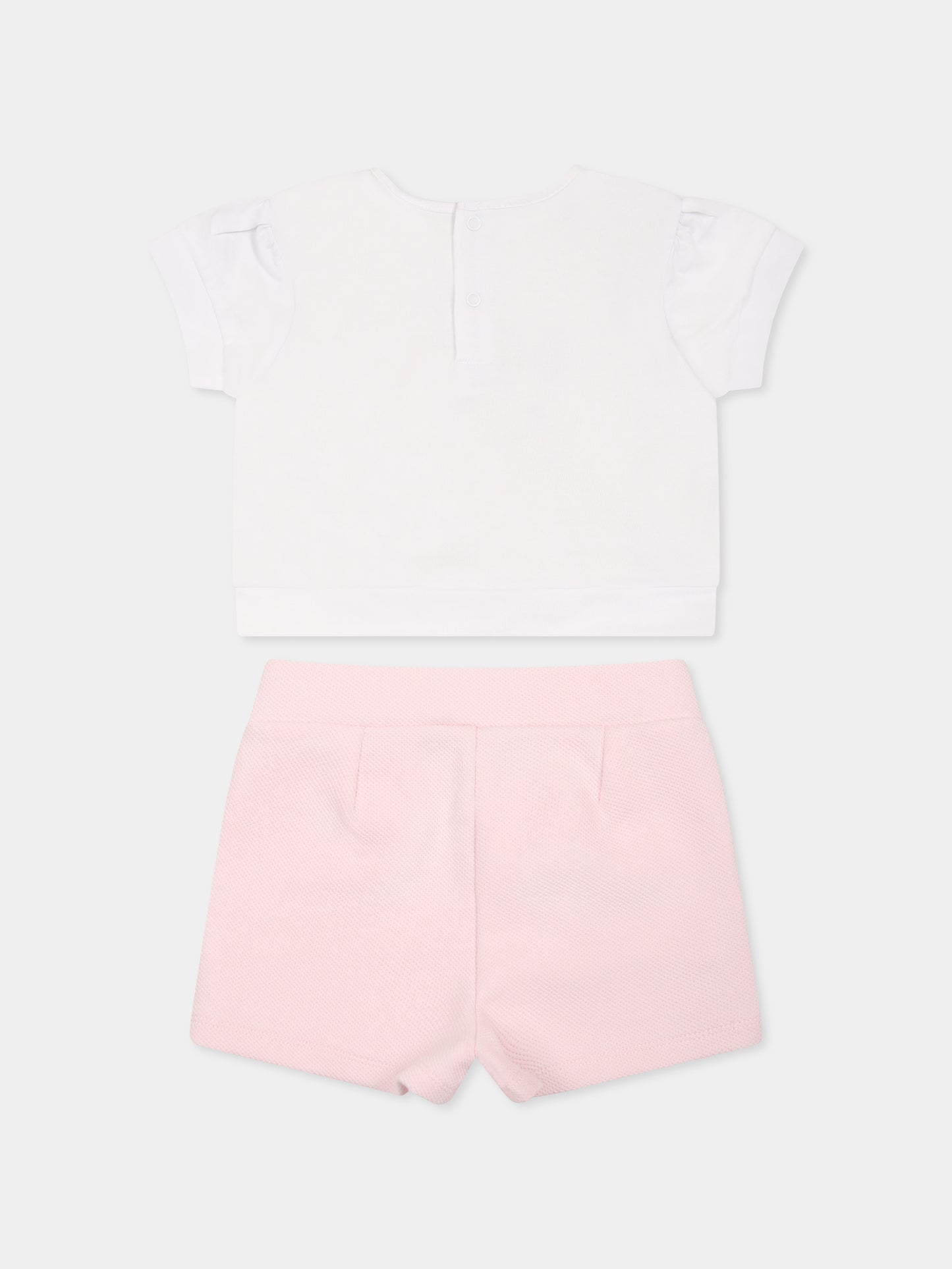 Completo multicolor per neonata con Choupette,Karl Lagerfeld Kids,Z30513 N34