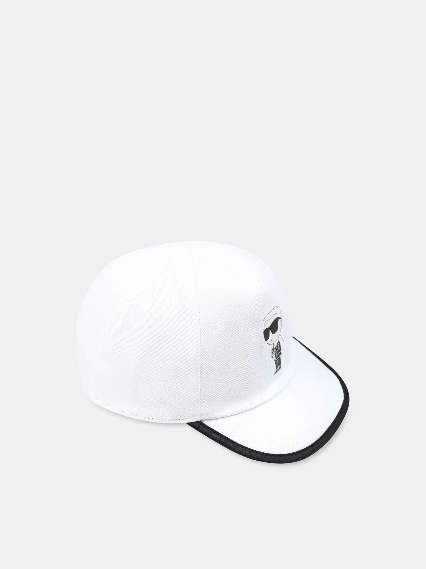 Cappello bianco per neonati con Karl Lagerfeld,Karl Lagerfeld Kids,Z30574 10P