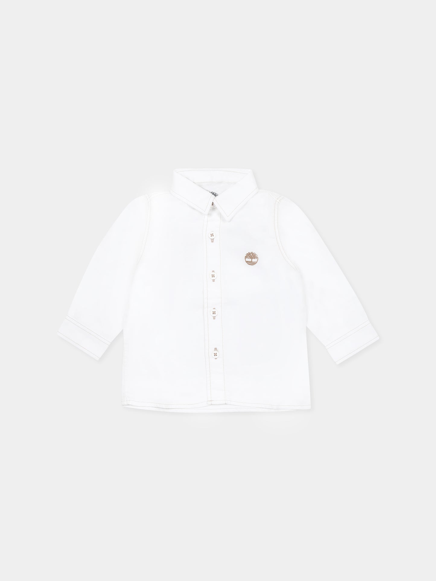 White shirt for baby boy with tree