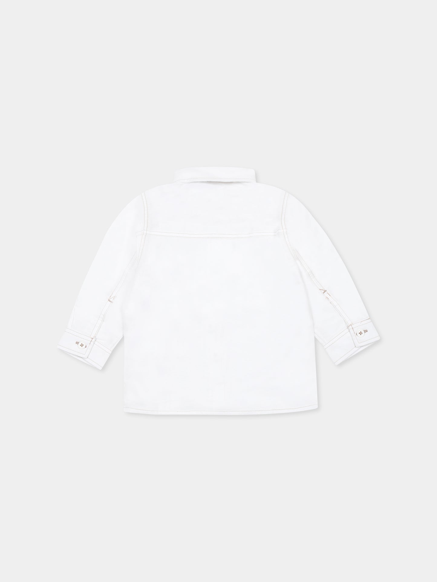 White shirt for baby boy with tree