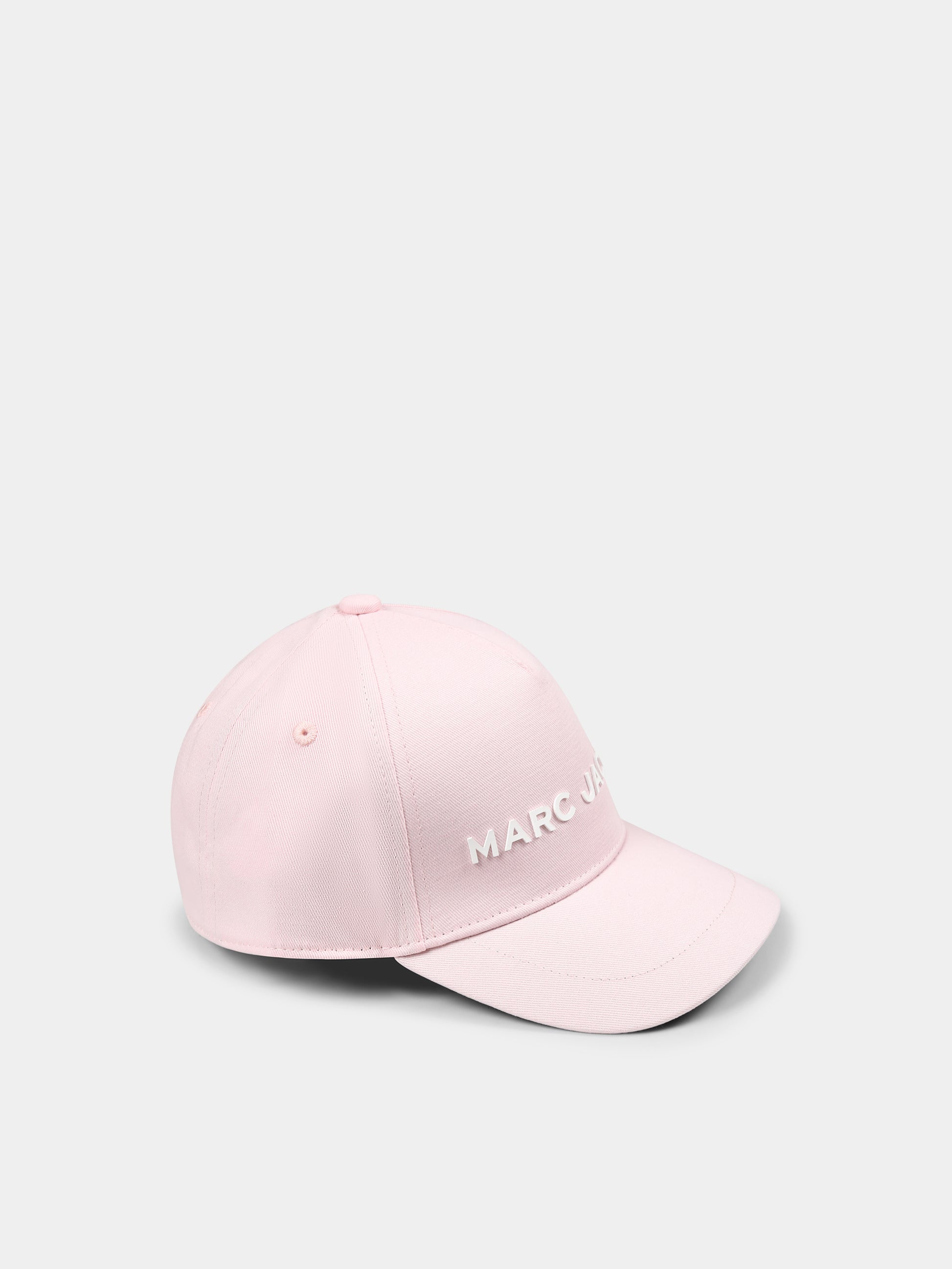 Cappello rosa per bambina con logo,Marc Jacobs,W60410 475