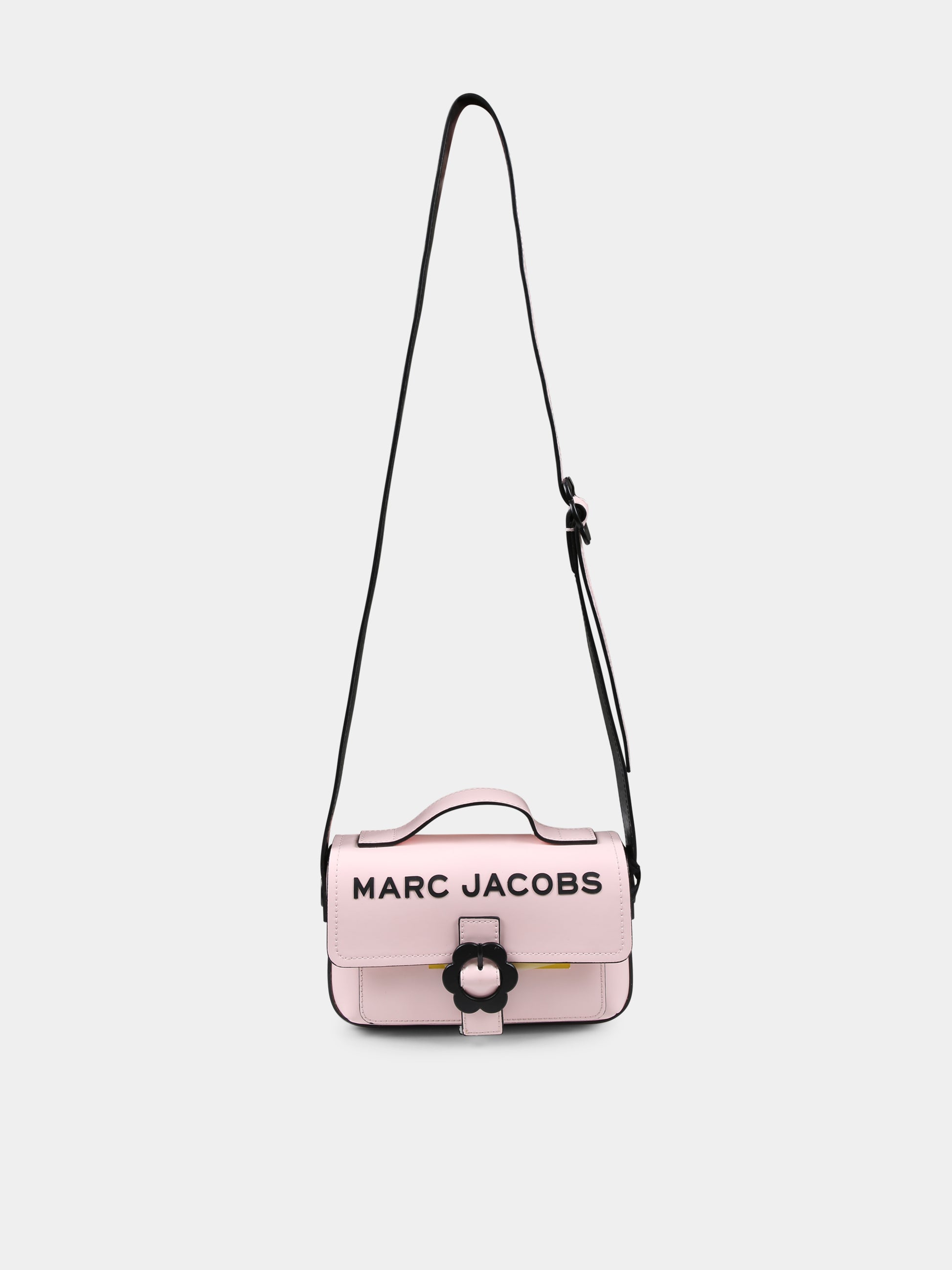 Borsa rosa per bambina con logo,Marc Jacobs,W60415 475