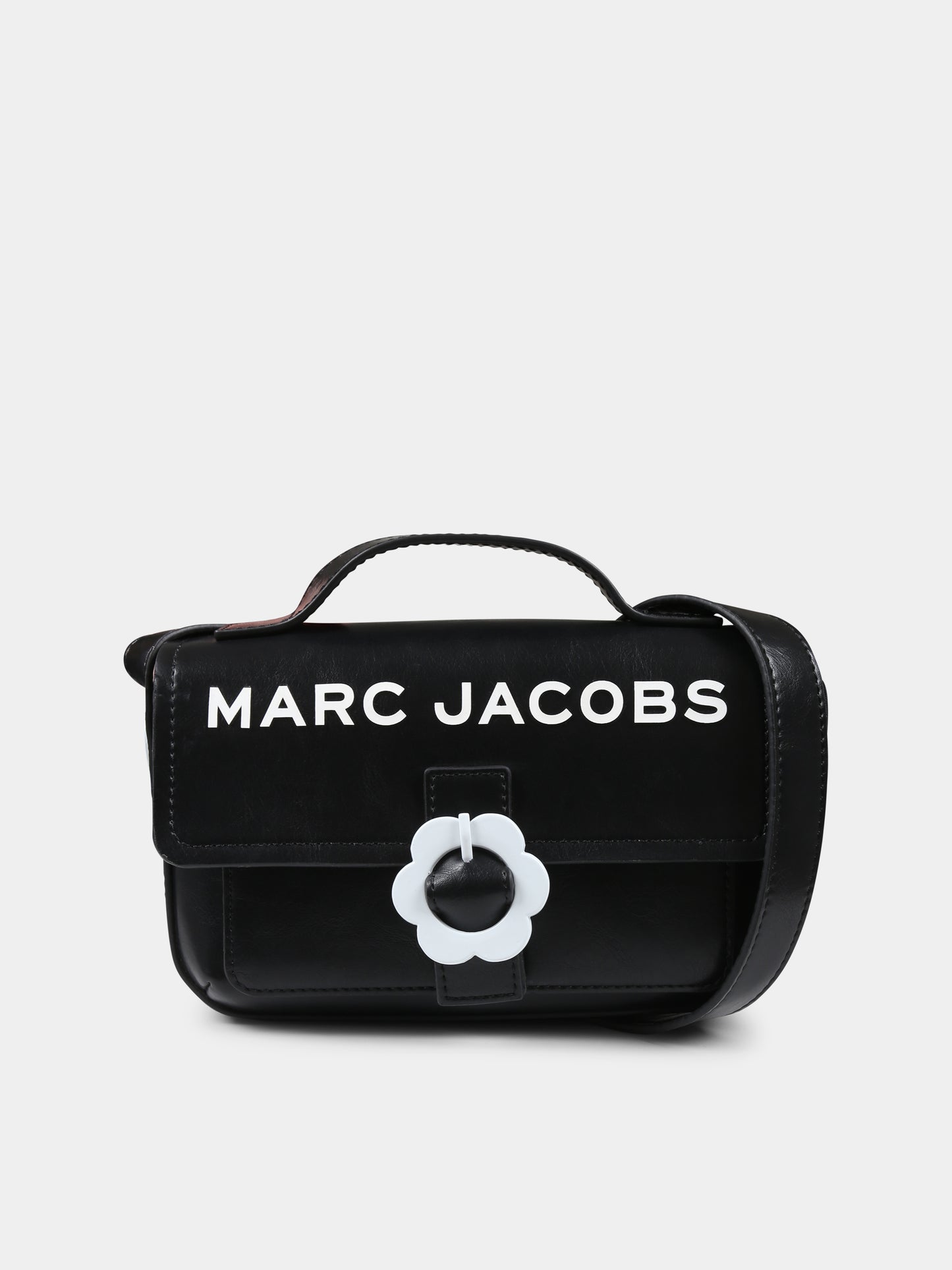 Borsa nera per bambina con logo,Marc Jacobs,W60562 09B