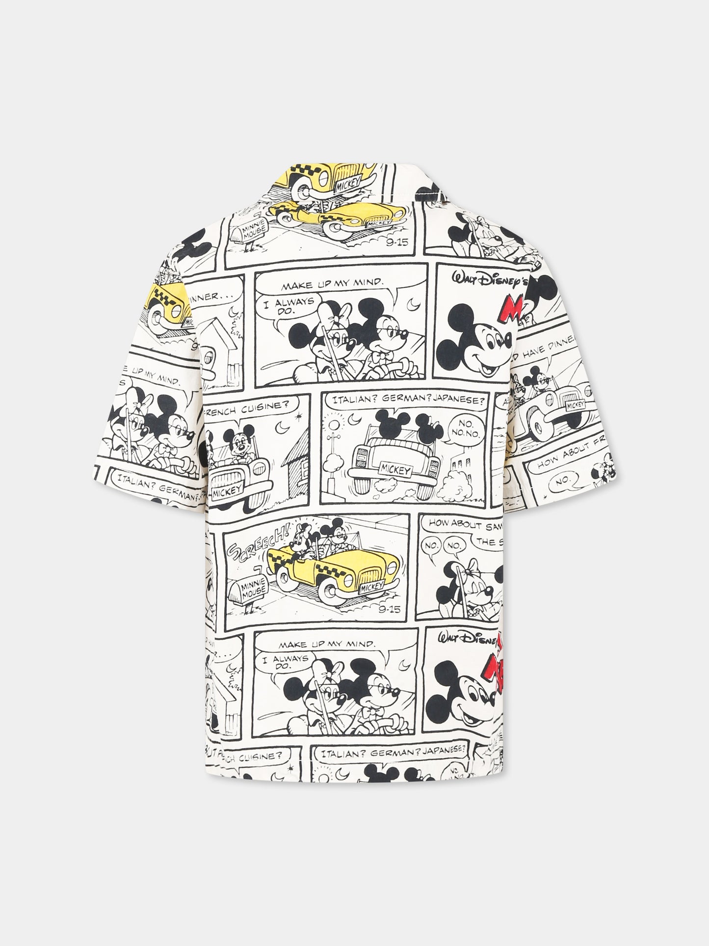 Camicia avorio per bambino con stampa Topolino,Marc Jacobs,W60547 126