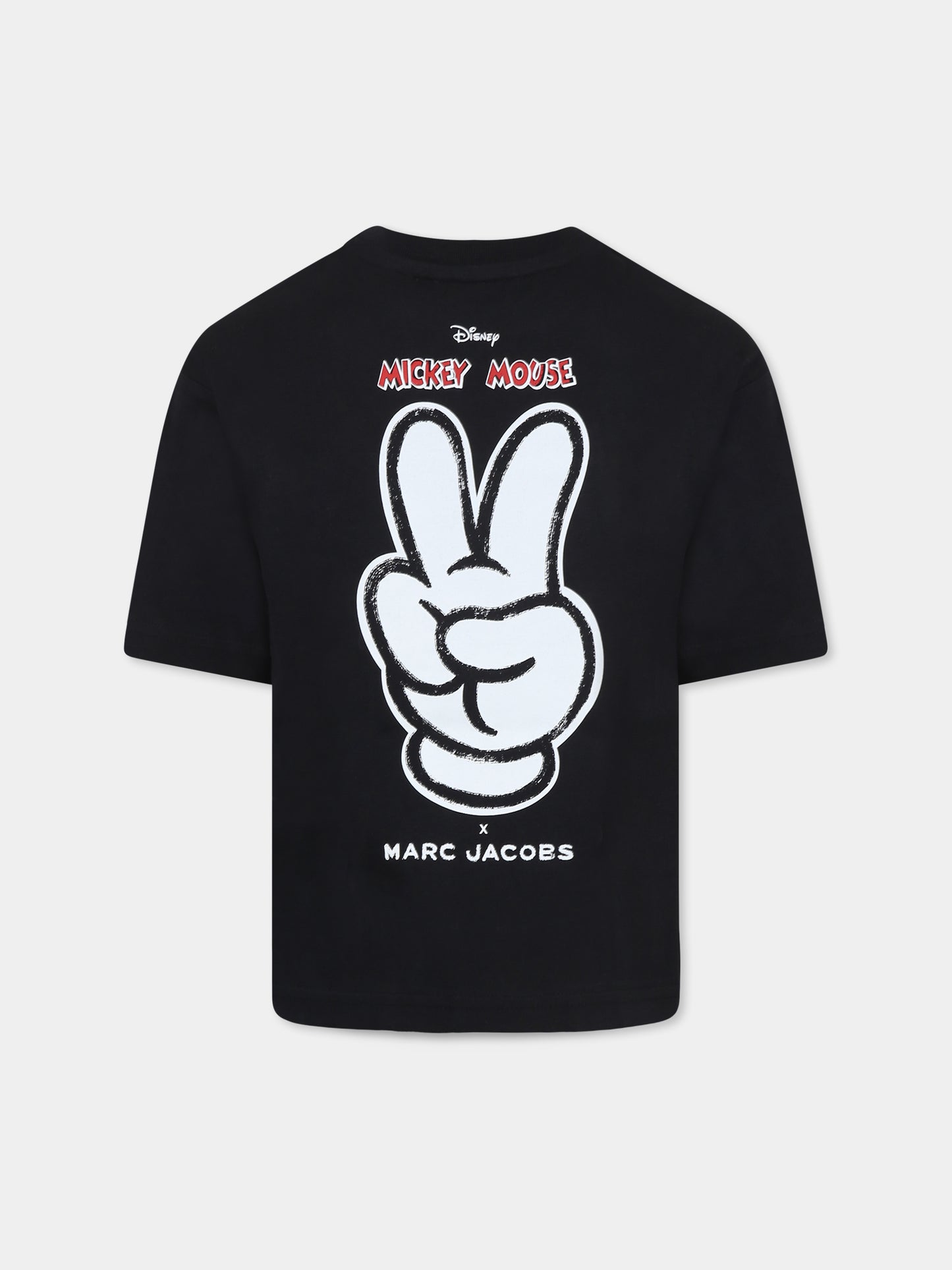 Black t-shirt for boy with Micky Mouse