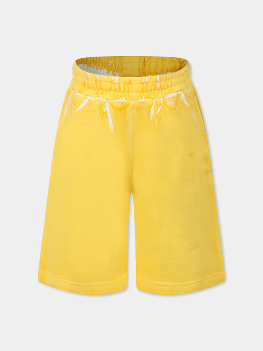 Pantaloni gialli per bambini con logo,Marc Jacobs,W60478 526
