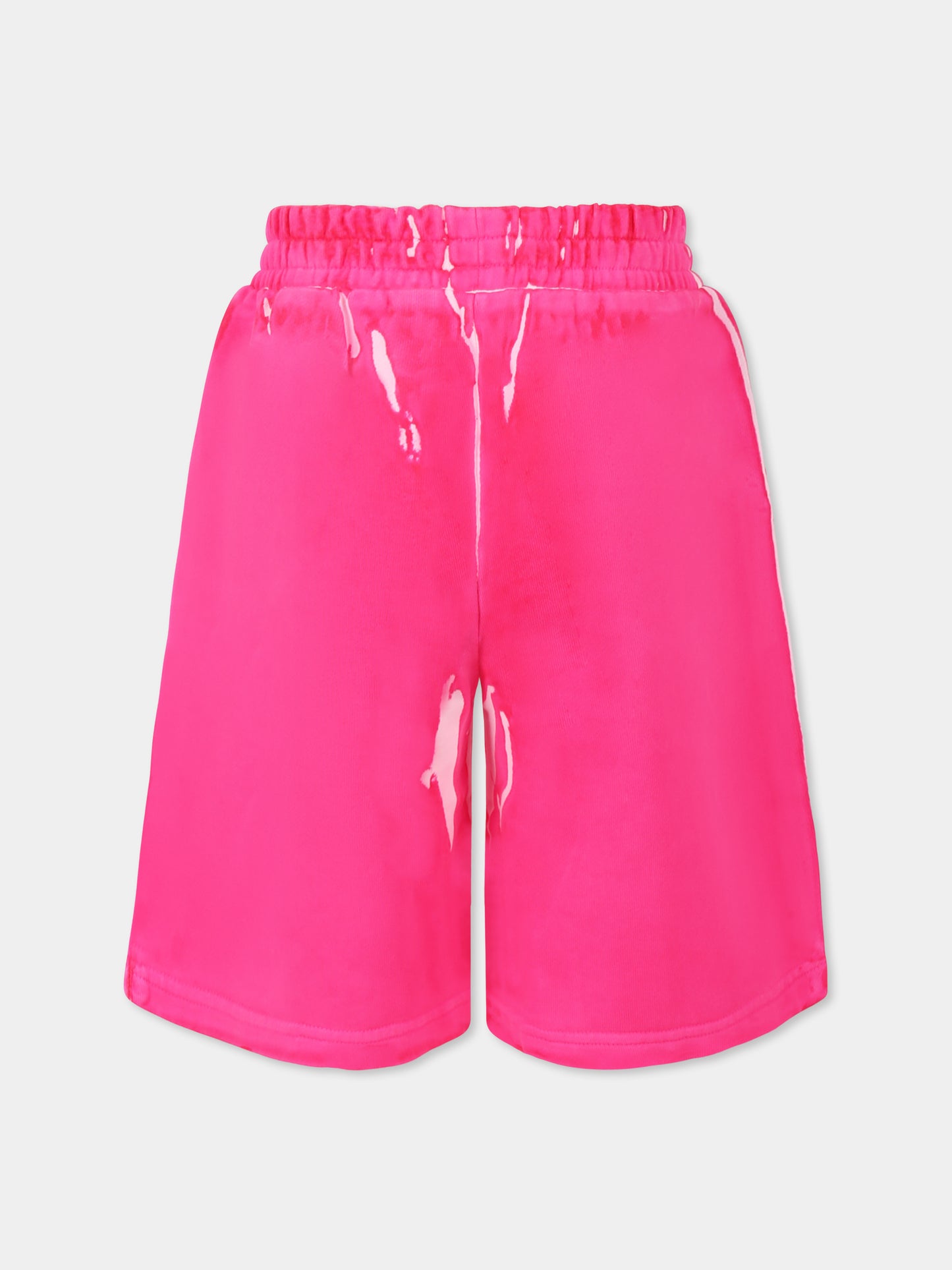 Pantaloni fucsia per bambina con logo,Marc Jacobs,W60478 47M