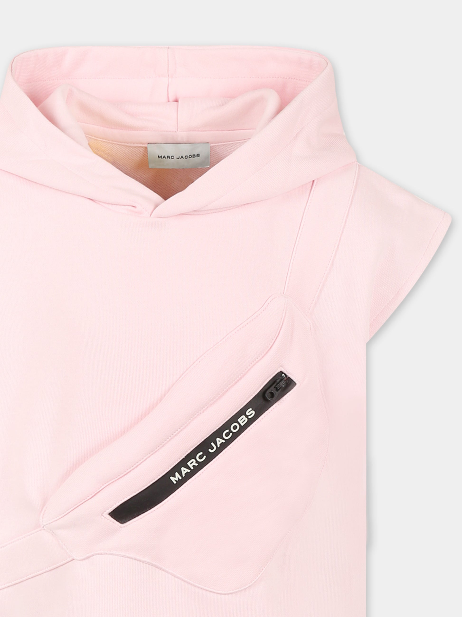 Vestito rosa per bambina con marsupio,Marc Jacobs,W60523 475