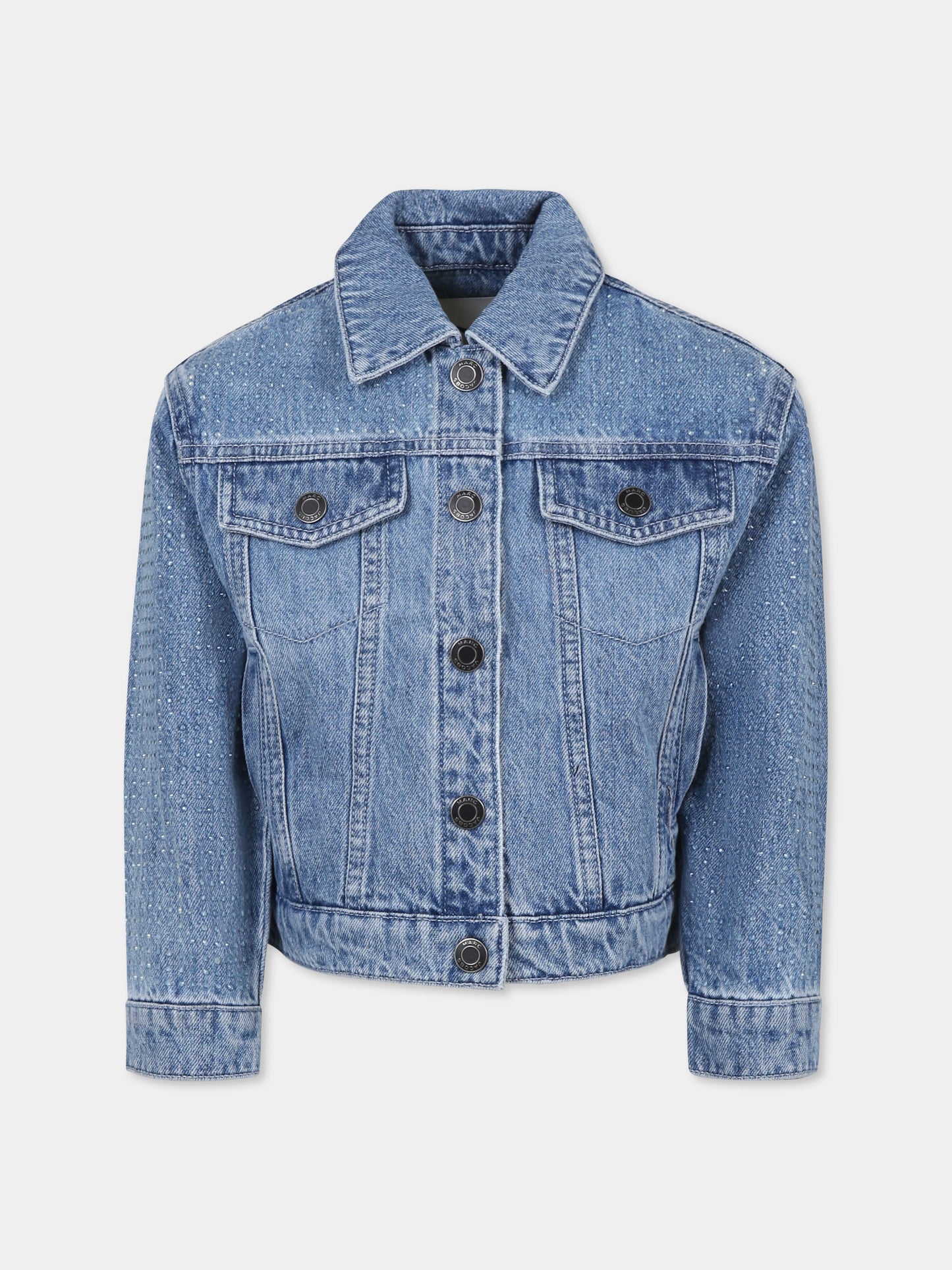 Giubbotto di jeans per bambina con paillettes,Marc Jacobs,W60425 Z10
