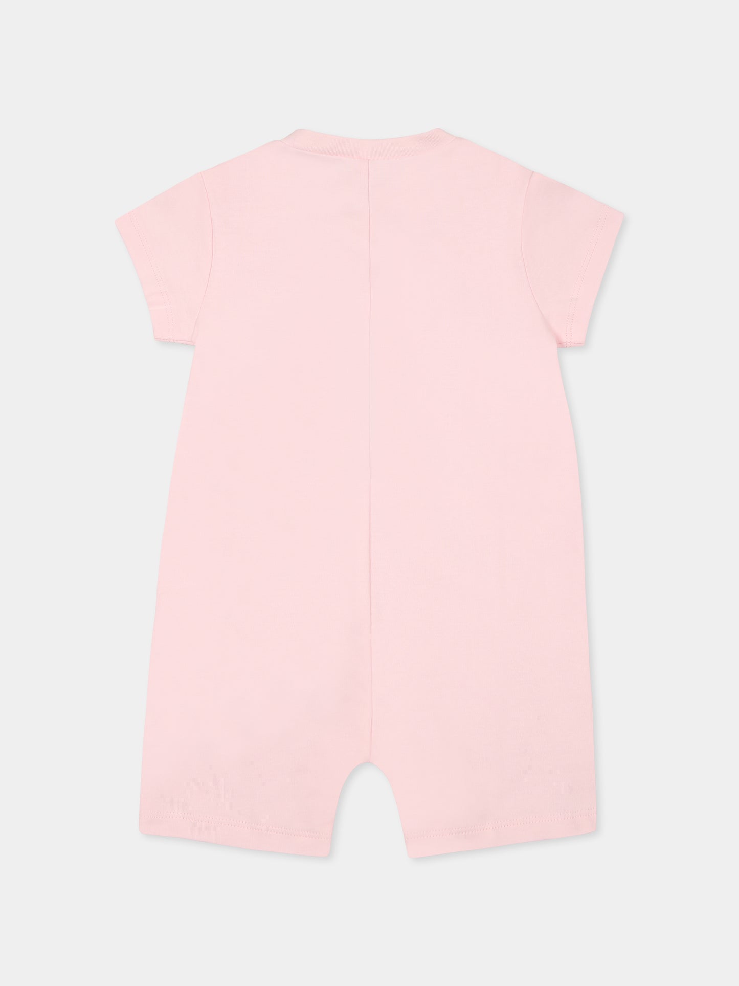 Pagliaccetto rosa per neonata con fiore,Marc Jacobs,W60550 475