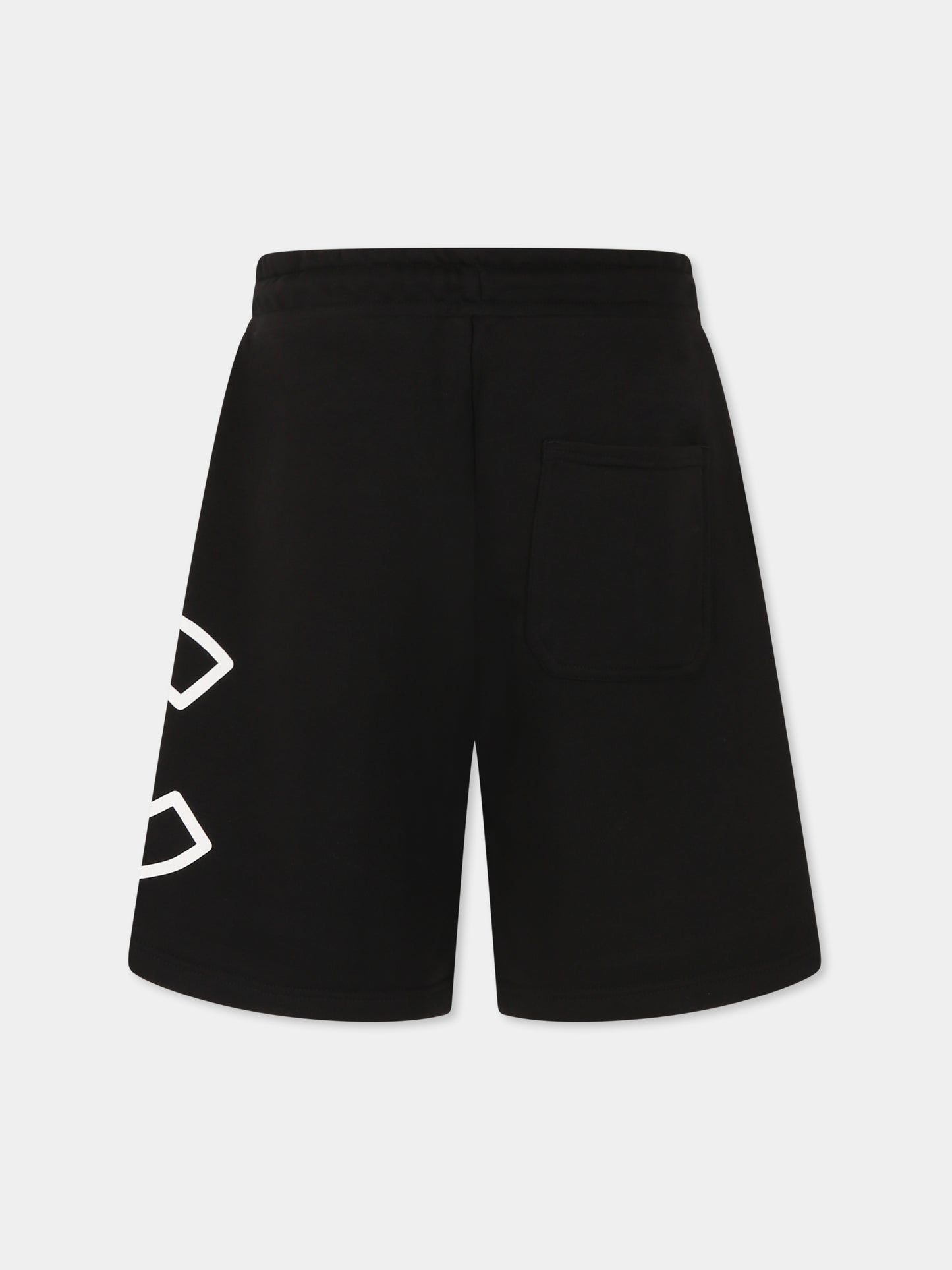 Shorts neri per bambino con logo,Marc Jacobs,W60483 09B