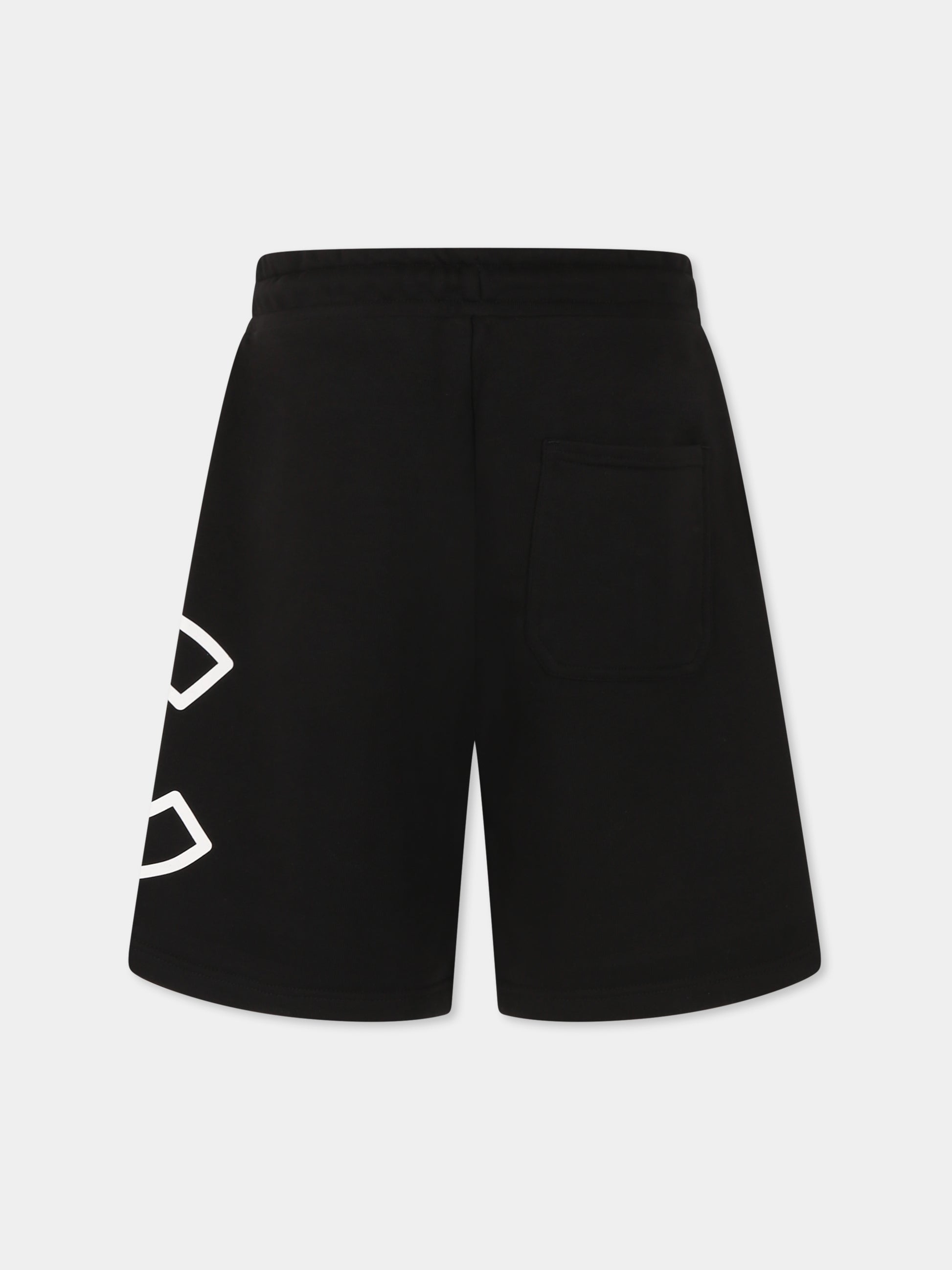 Shorts neri per bambino con logo,Marc Jacobs,W60483 09B