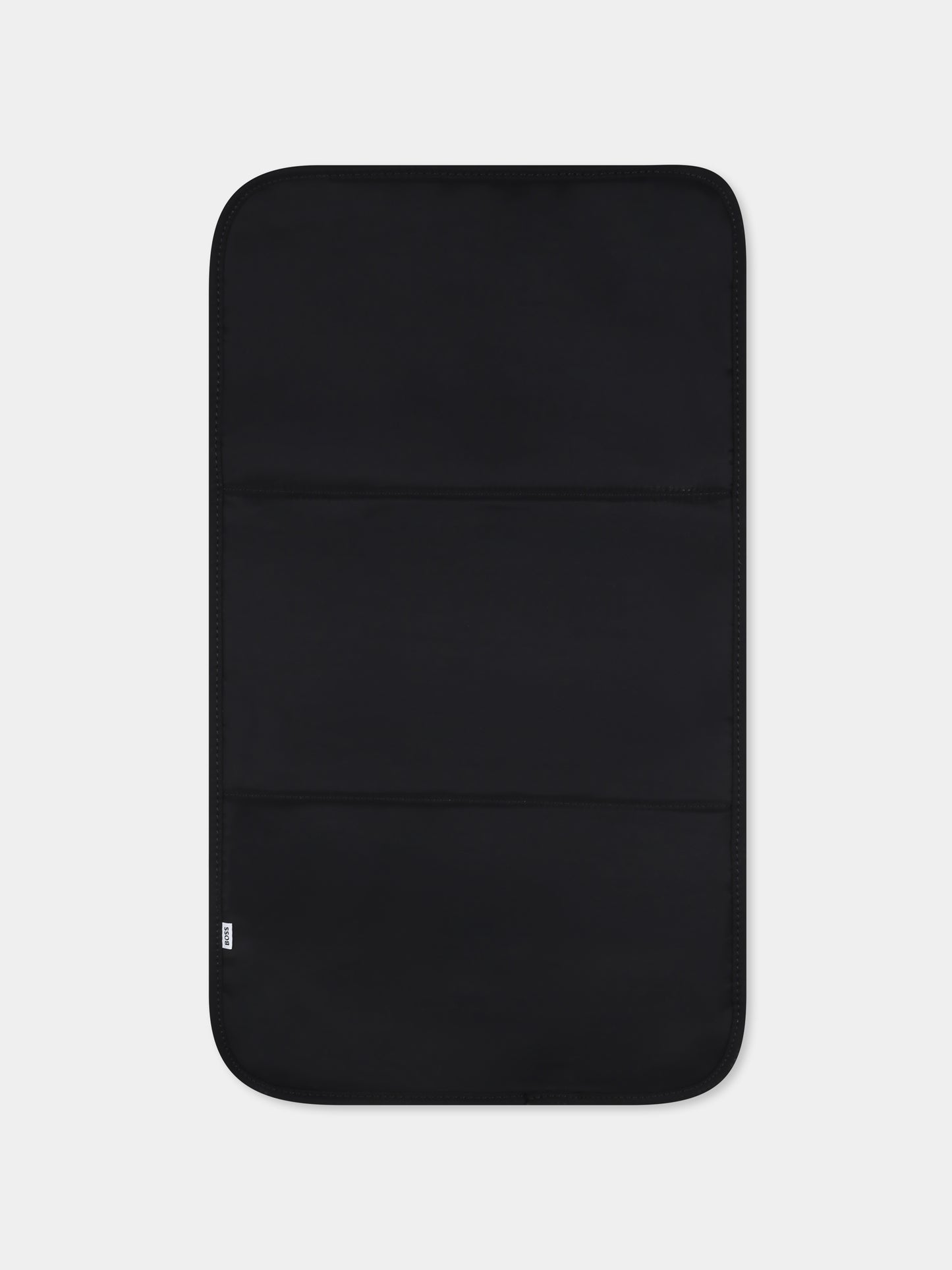 Borsa mamma nera per neonati con logo,Boss,J51732 09B