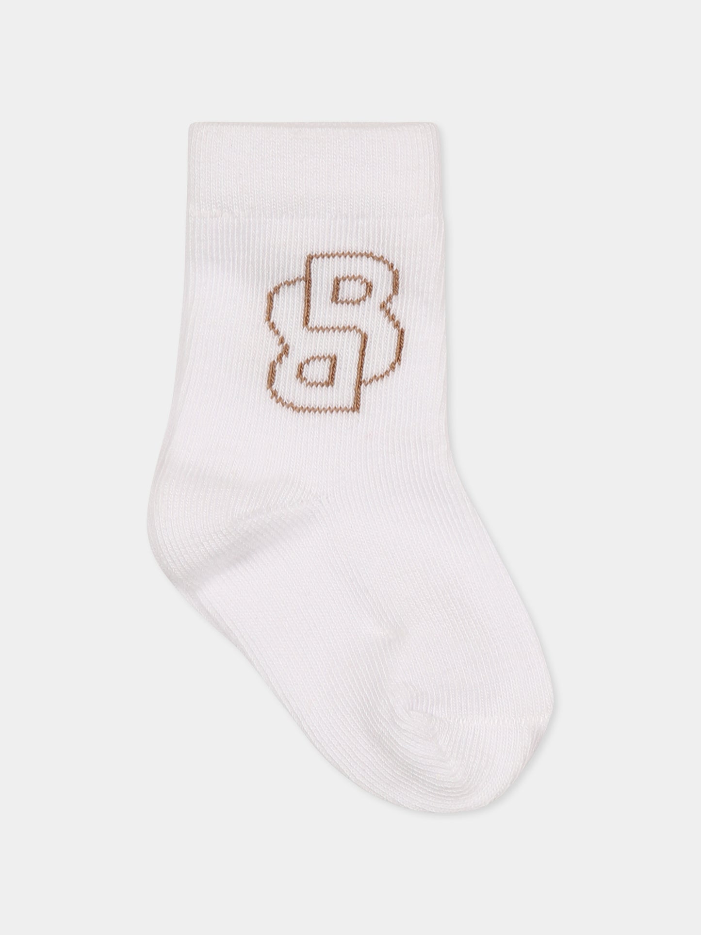 Set calzini multicolor per neonato con logo,Boss,J51742 10P