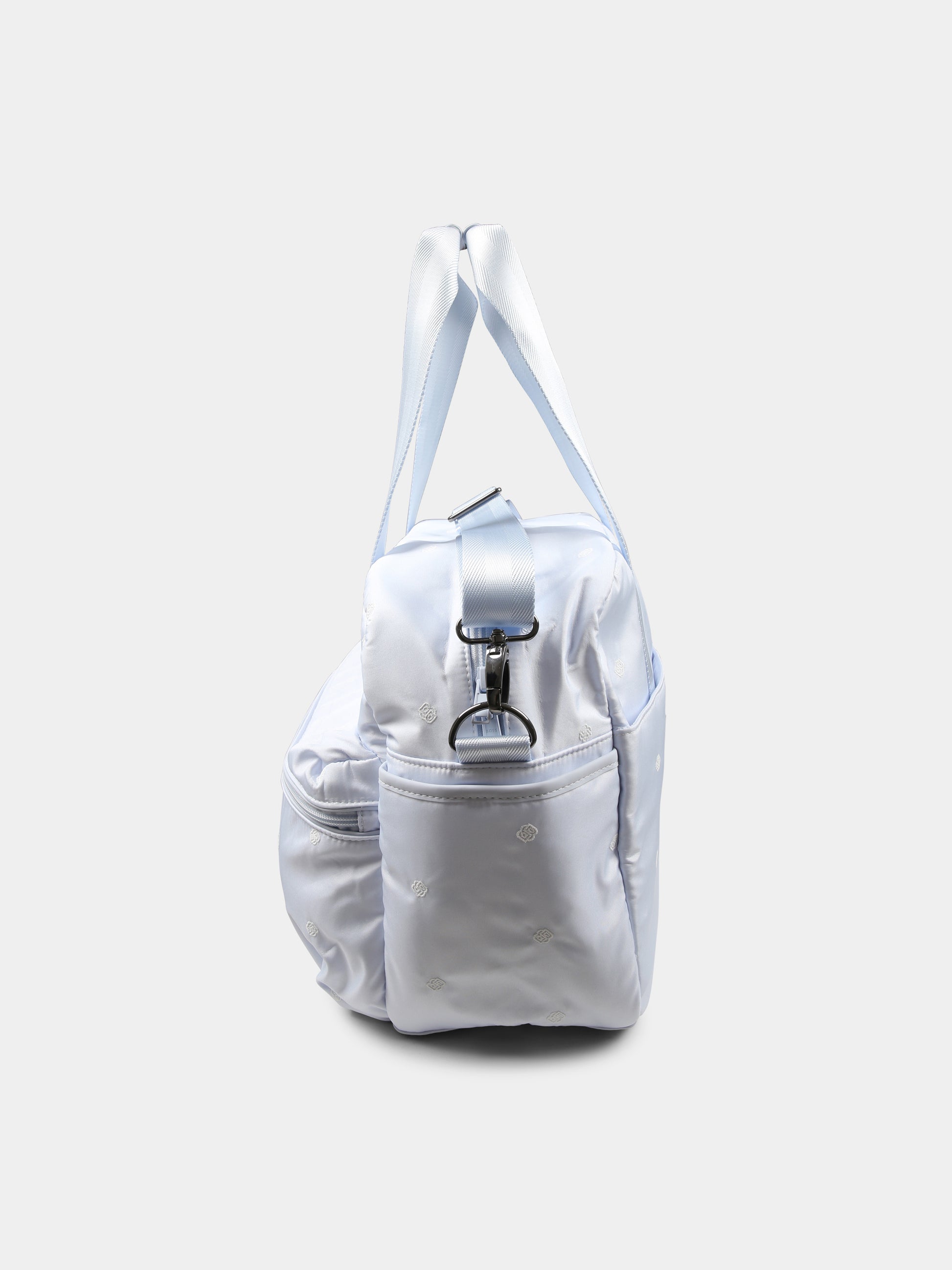 Borsa mamma celeste per neonato con logo,Boss,J51737 771