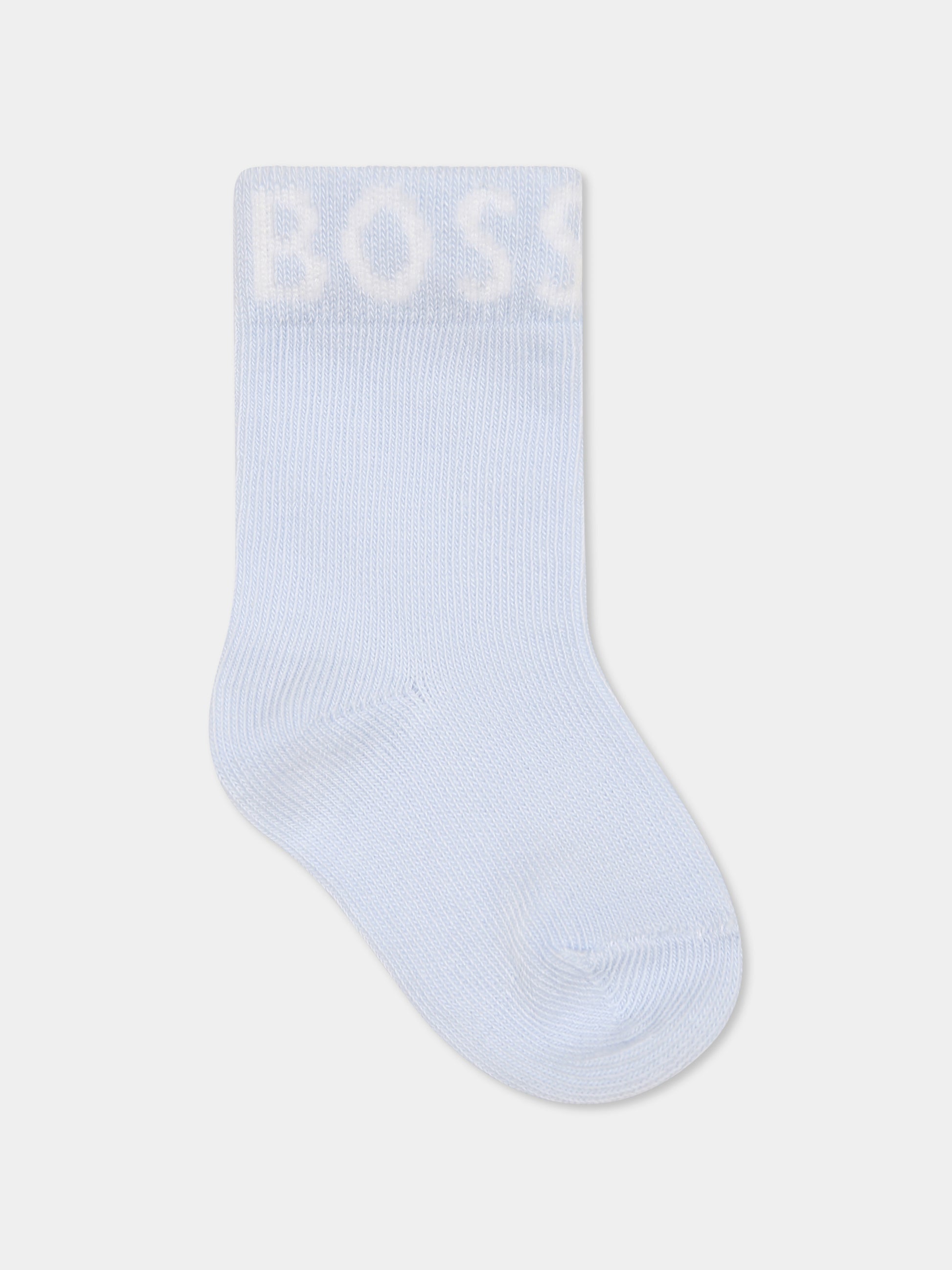 Set calzini multicolor per neonato con logo,Boss,J51739 849