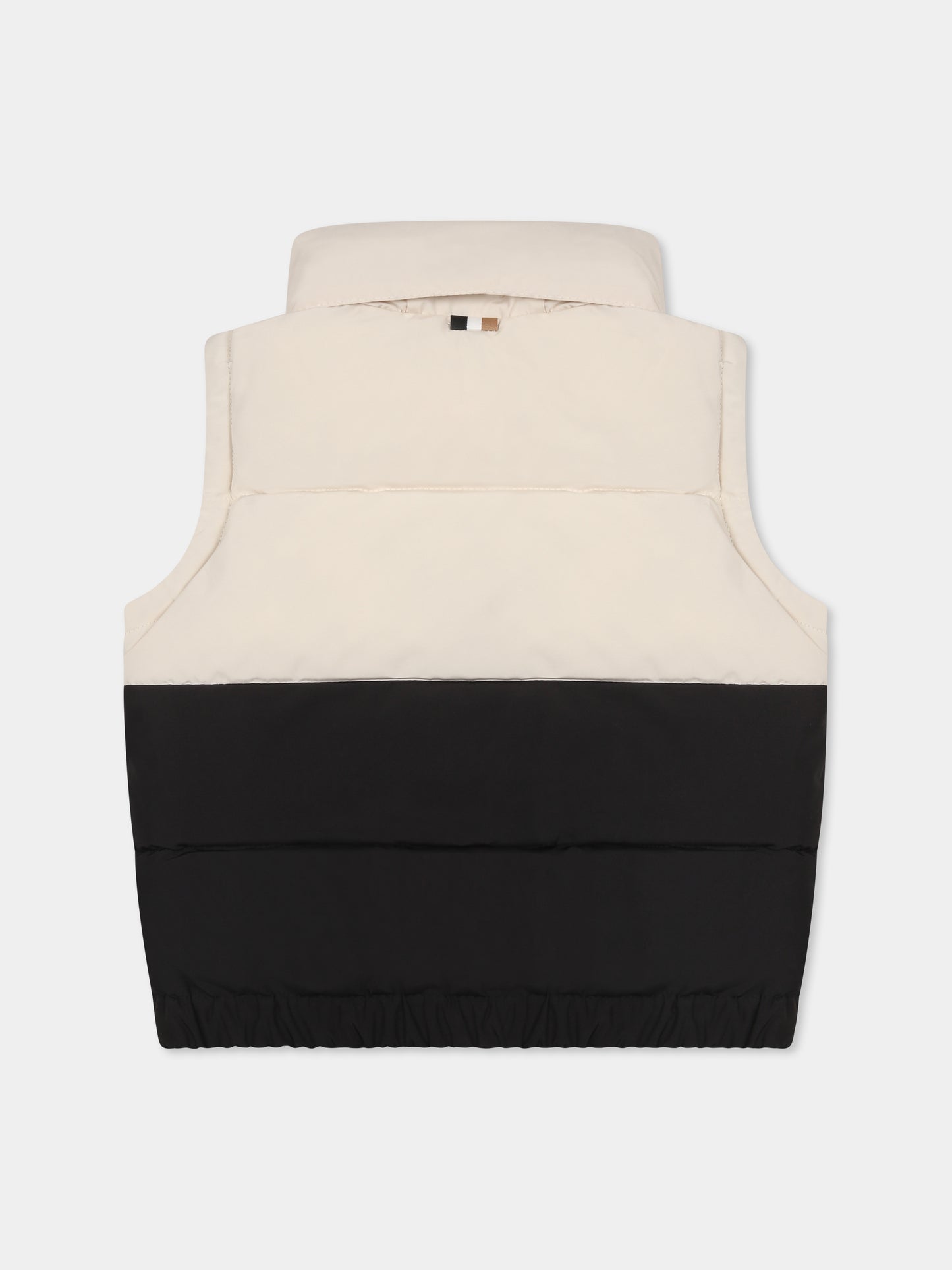 Gilet multicolor per neonato con logo,Boss,J52121 21C