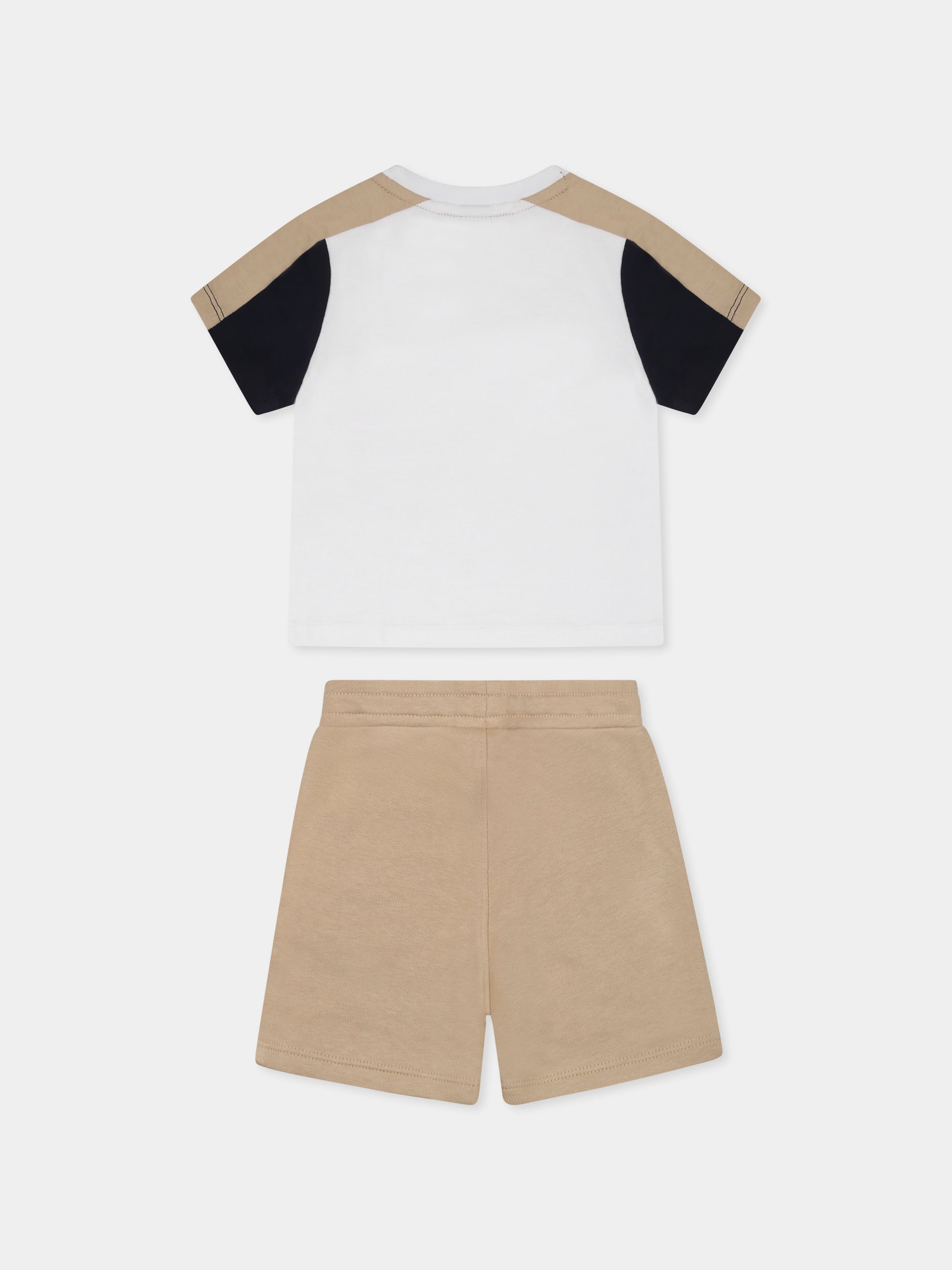 Completo multicolor per neonato con logo,Boss,J52120 10P