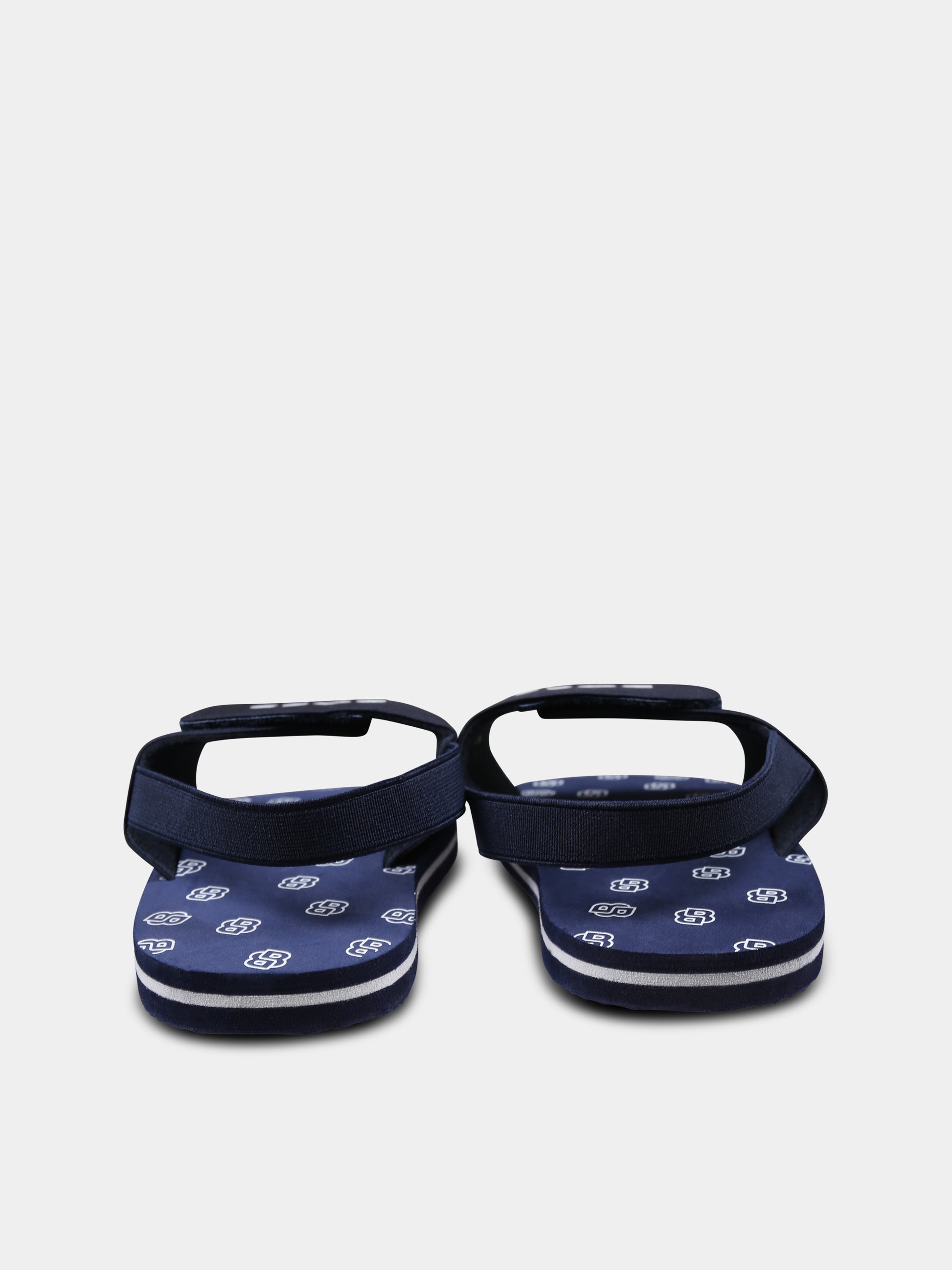 Sandali blu per bambino con logo,Boss,J52156 849