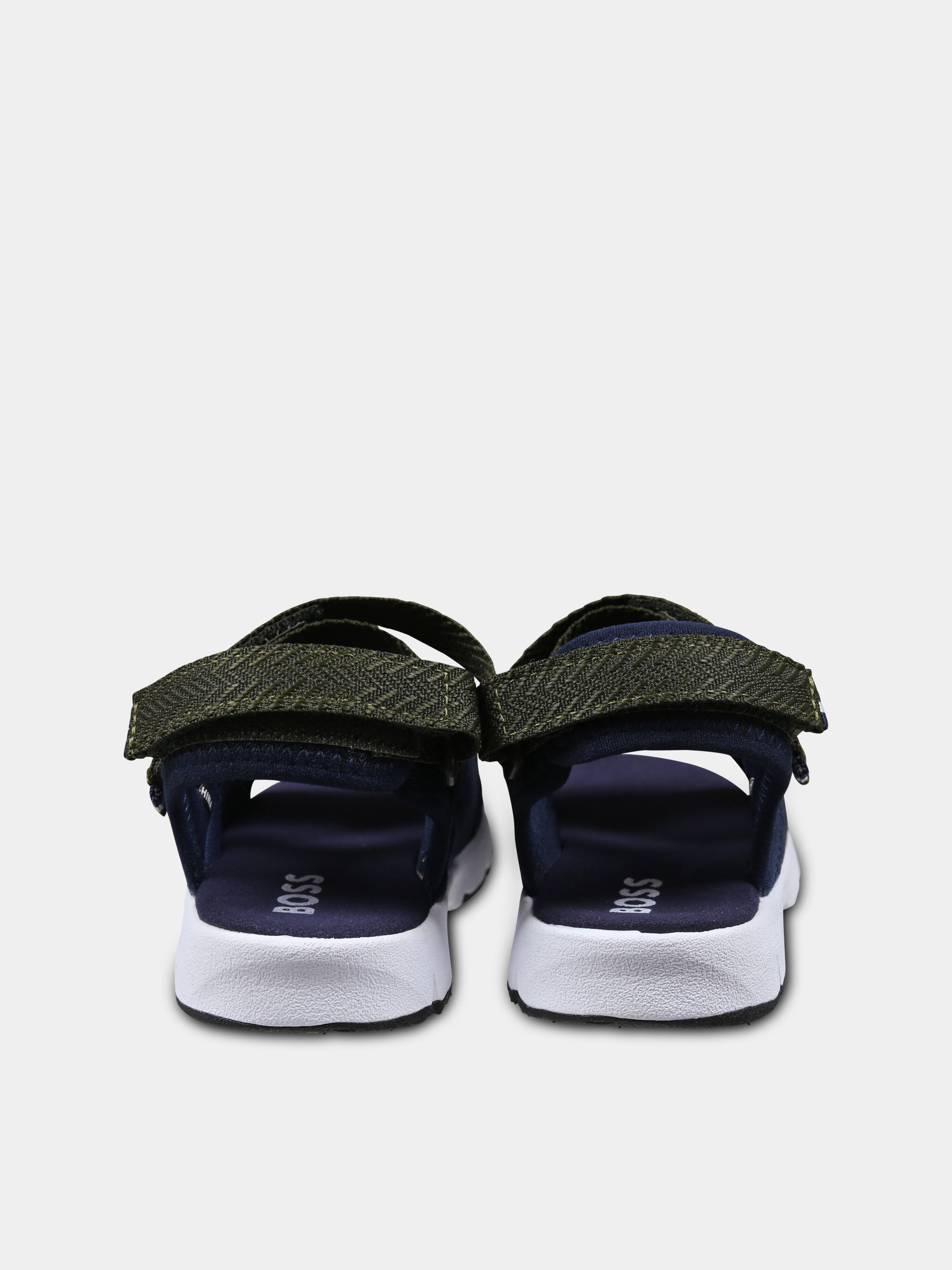 Sandali blu per bambino con logo,Boss,J52159 849