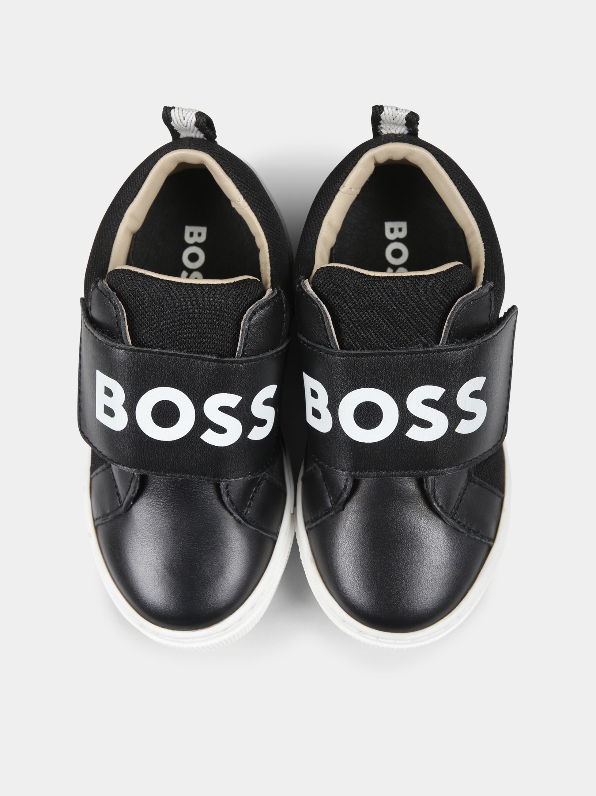 Sneakers nere per bambino con logo,Boss,J52161 09B
