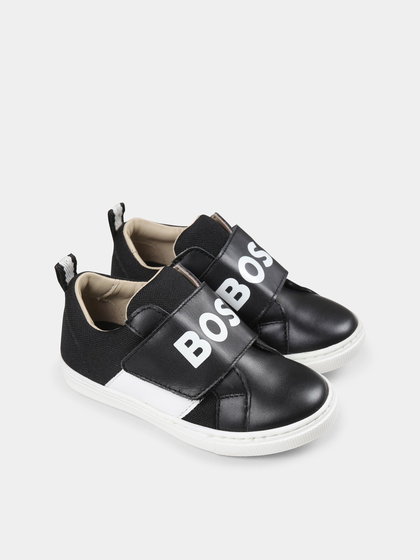 Sneakers nere per bambino con logo,Boss,J52161 09B